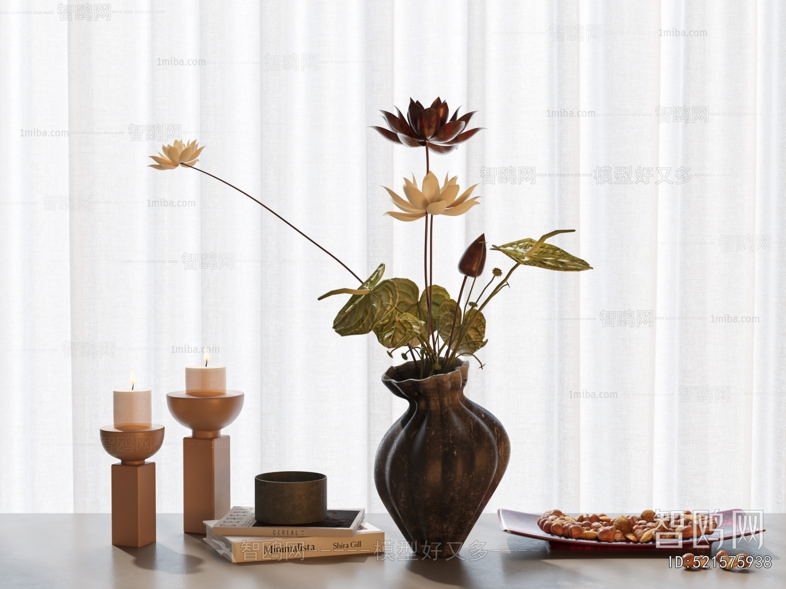 Wabi-sabi Style Flower Arrangement