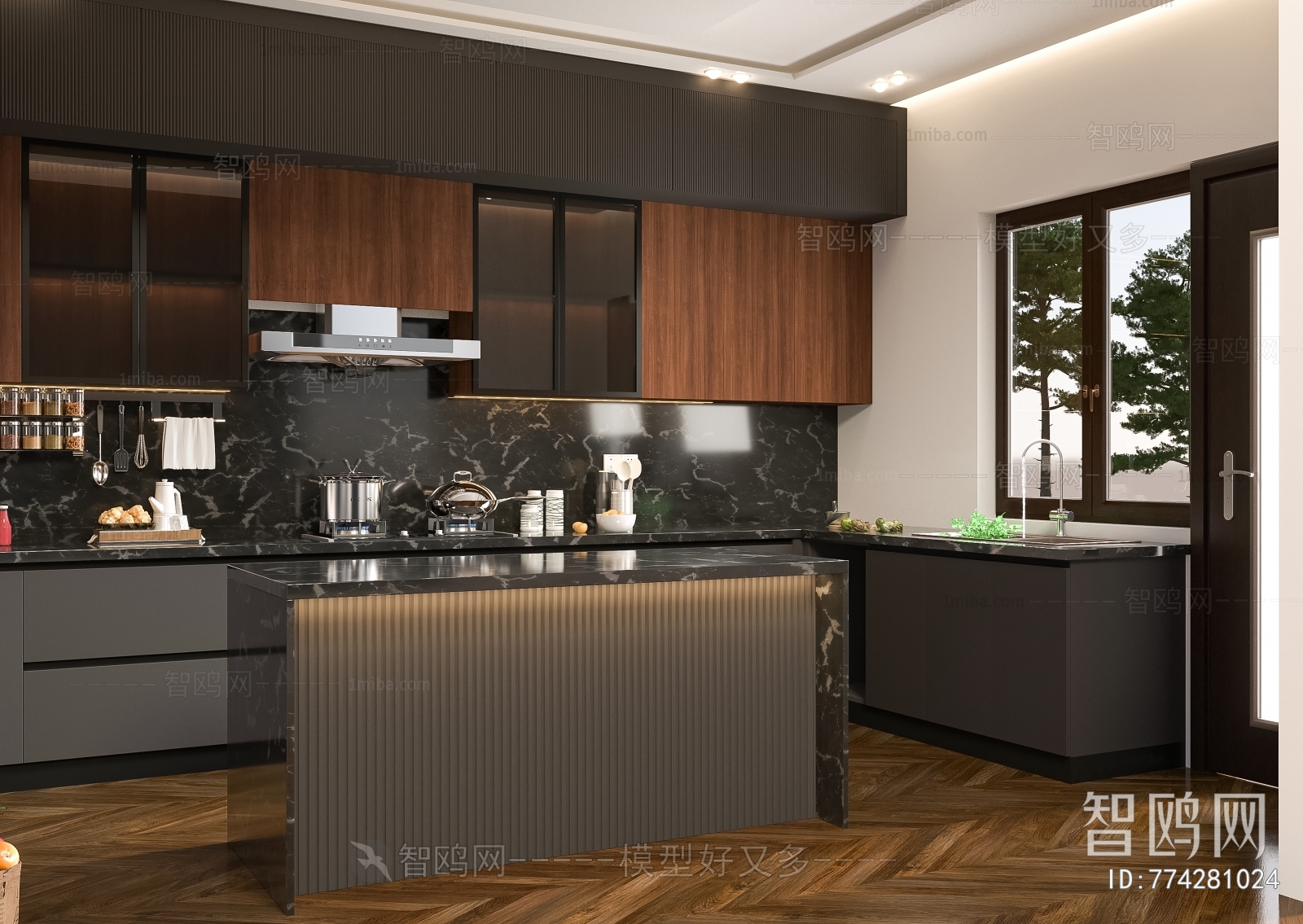 Modern Open Kitchen