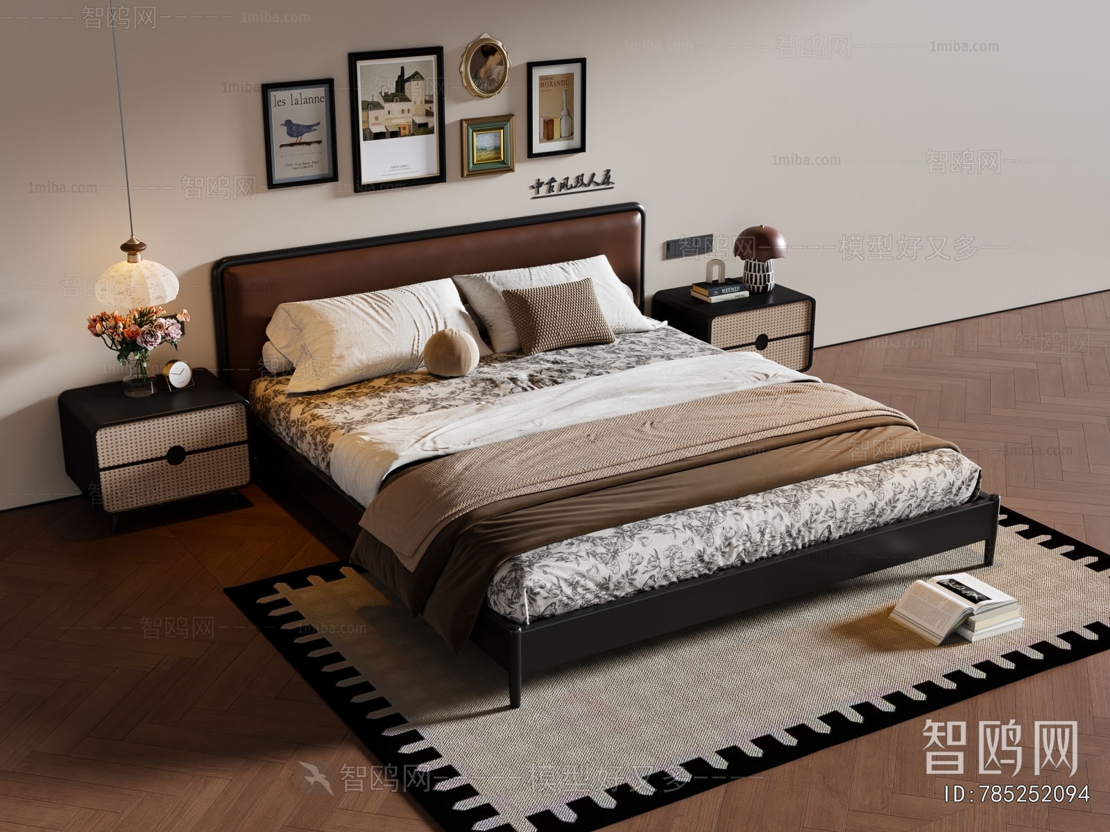 French Style Double Bed