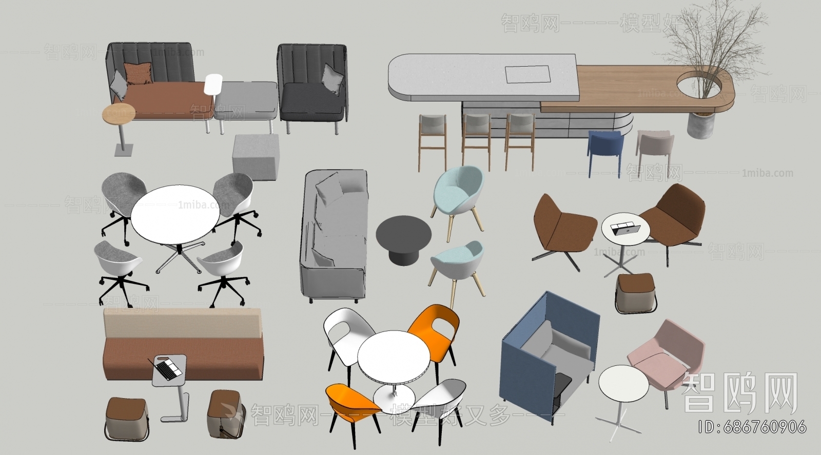 Modern Leisure Table And Chair