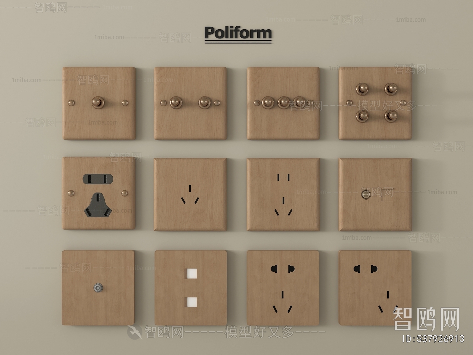 Modern Switch Socket Panel