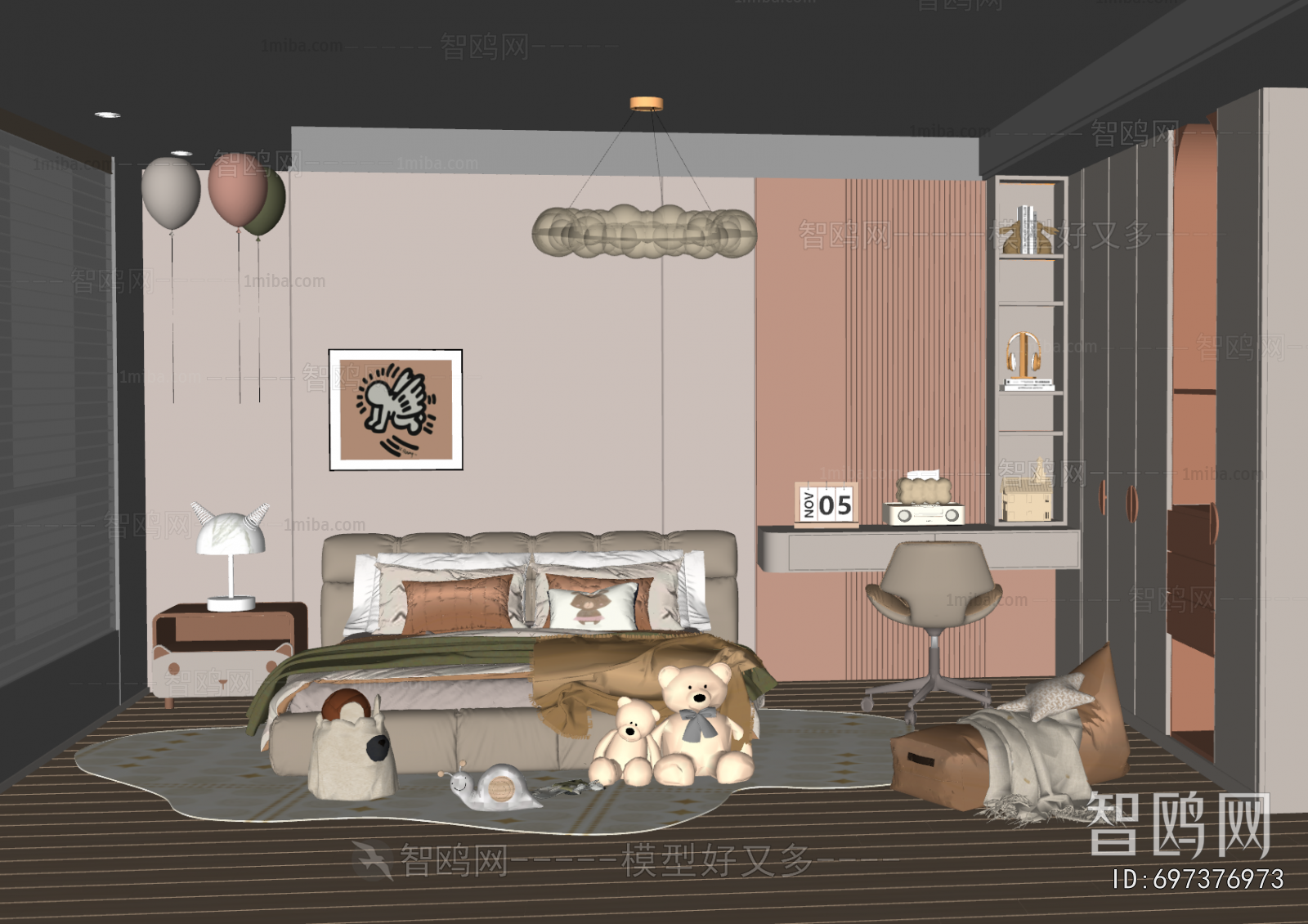 Modern Girl's Room Daughter's Room