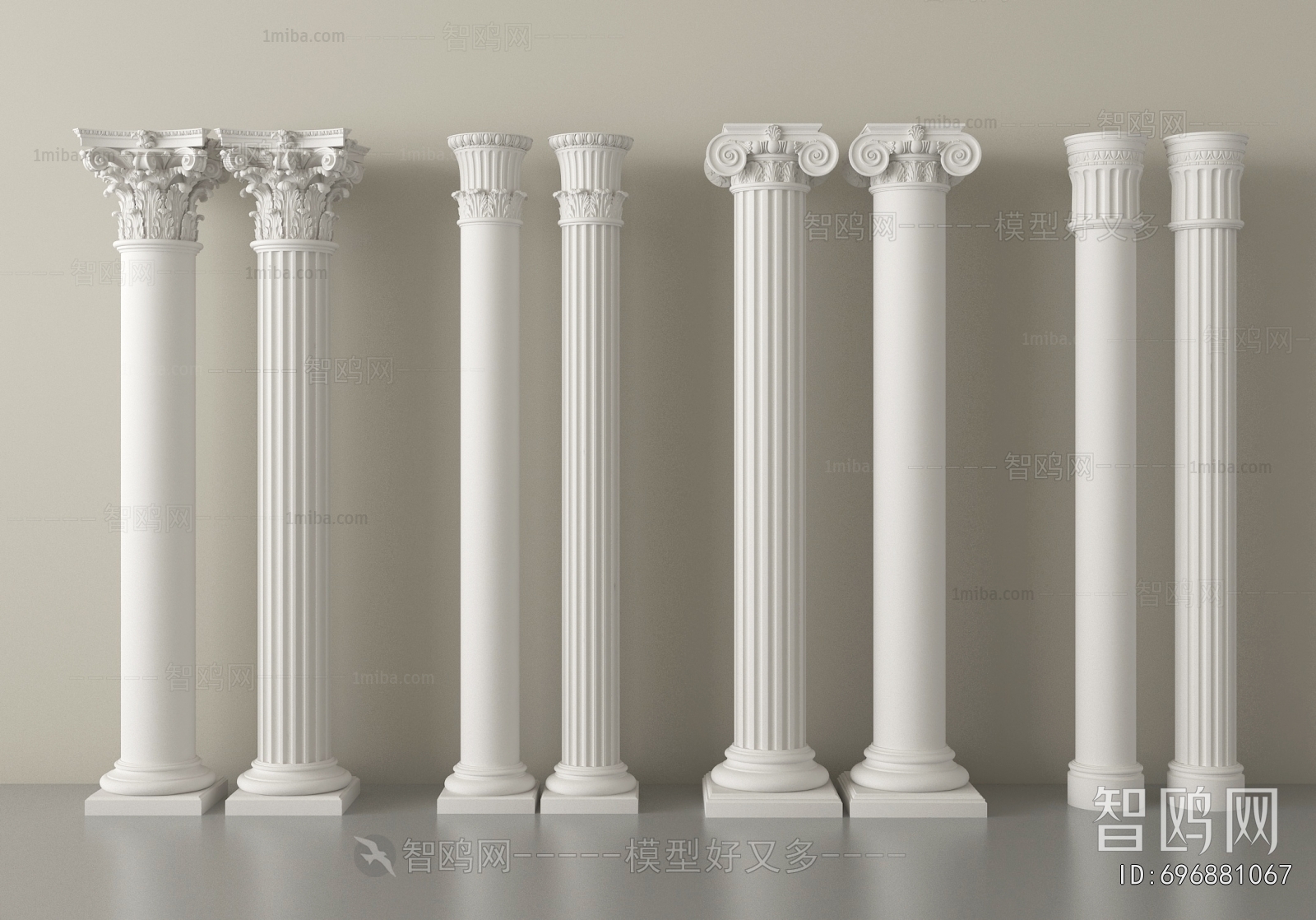European Style Roman Pillar