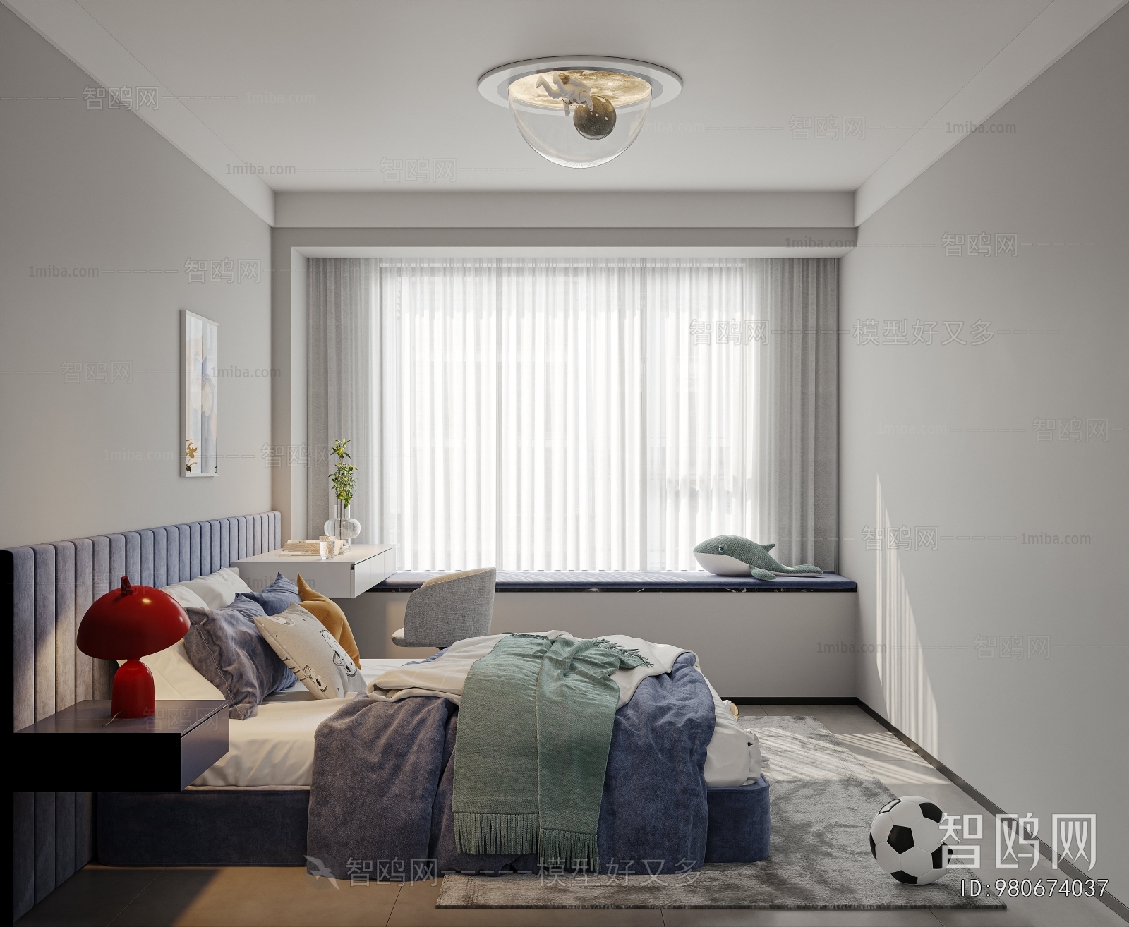 Modern Boy's Room And Son's Room