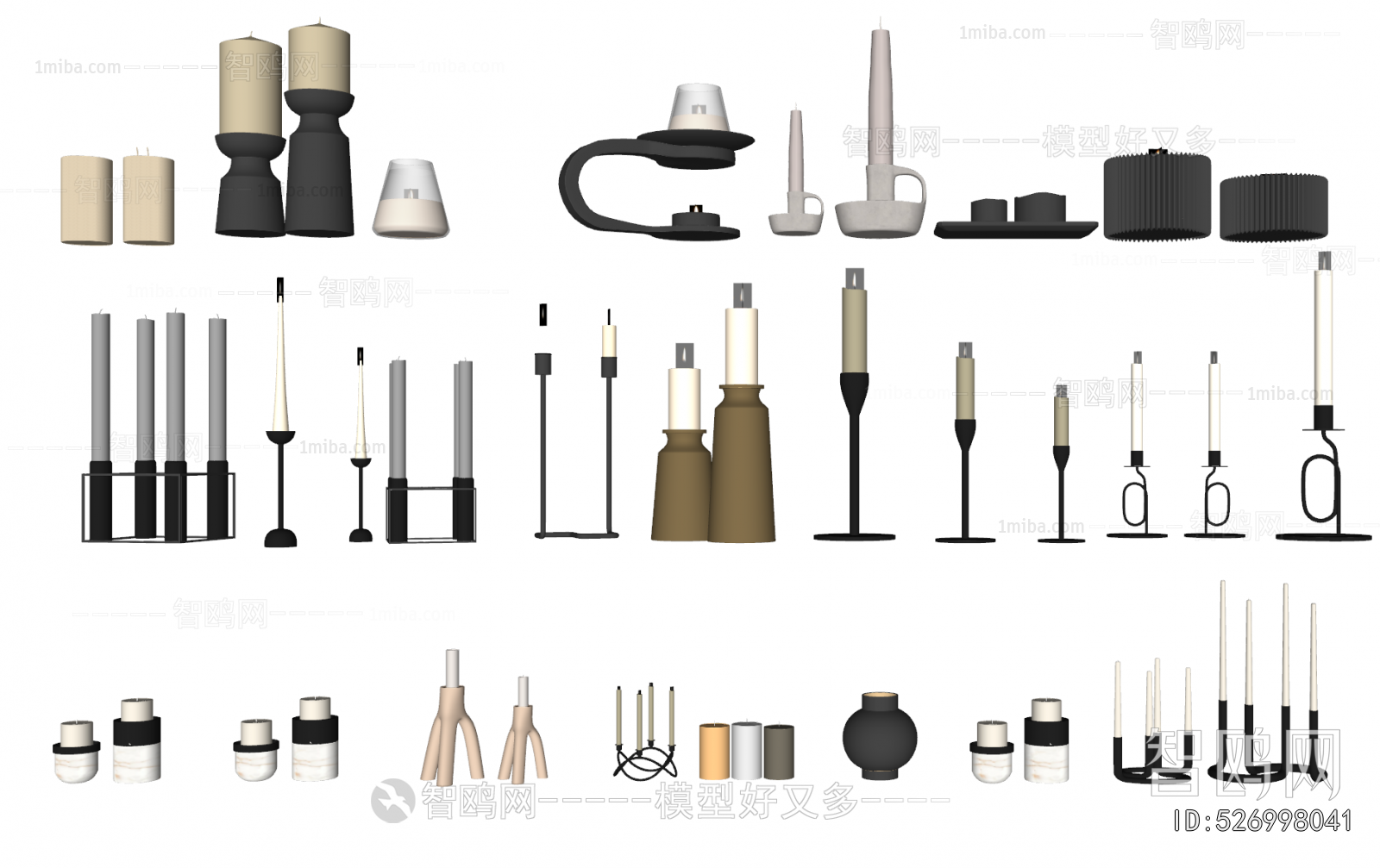 Modern Candles/Candlesticks