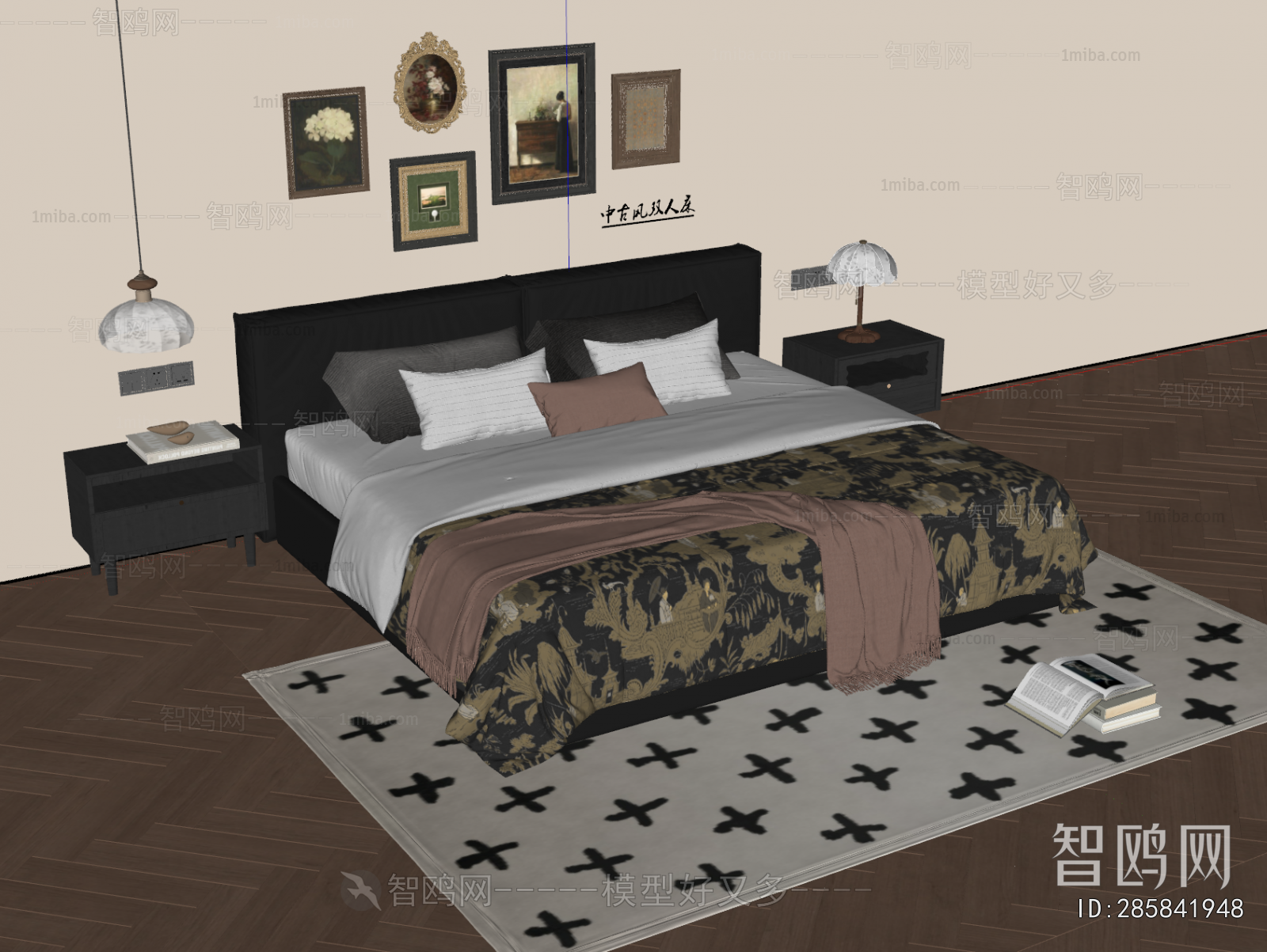 French Style Double Bed