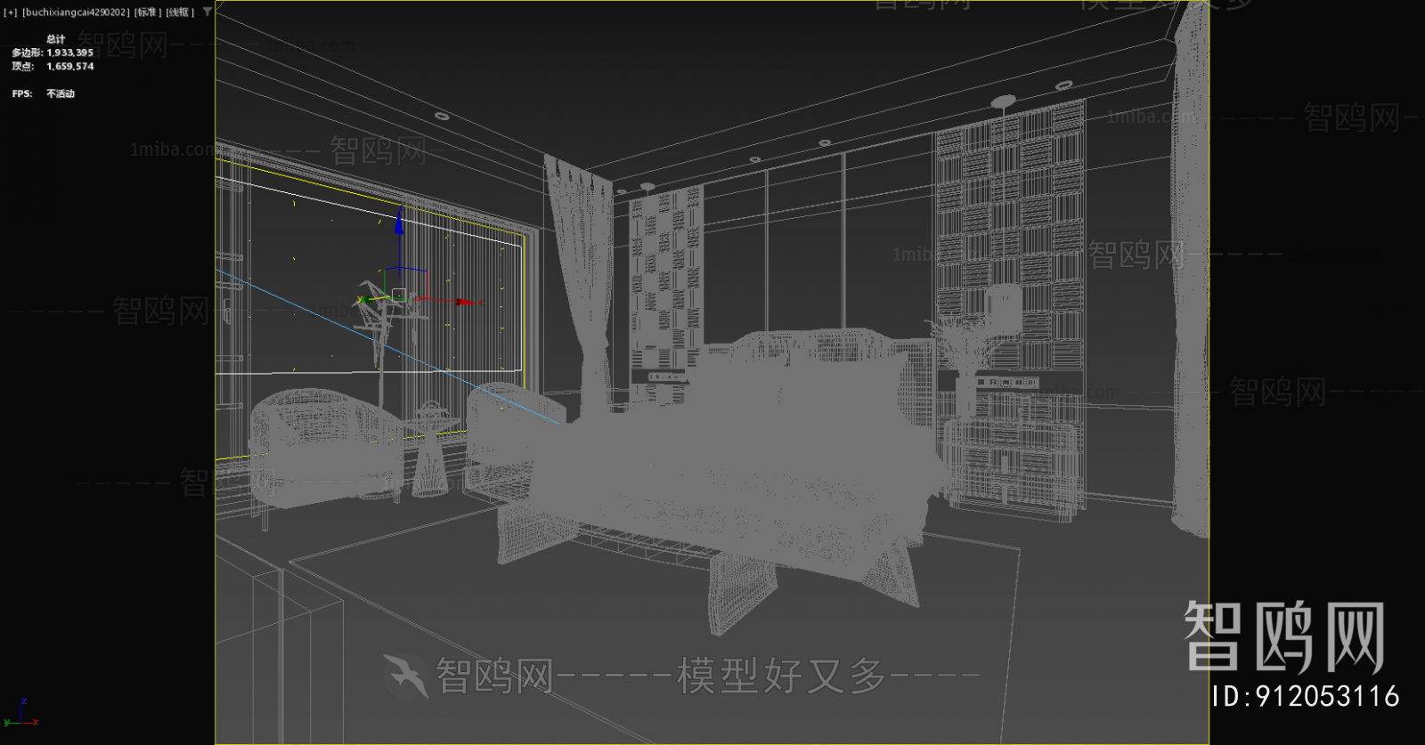 New Chinese Style Bedroom