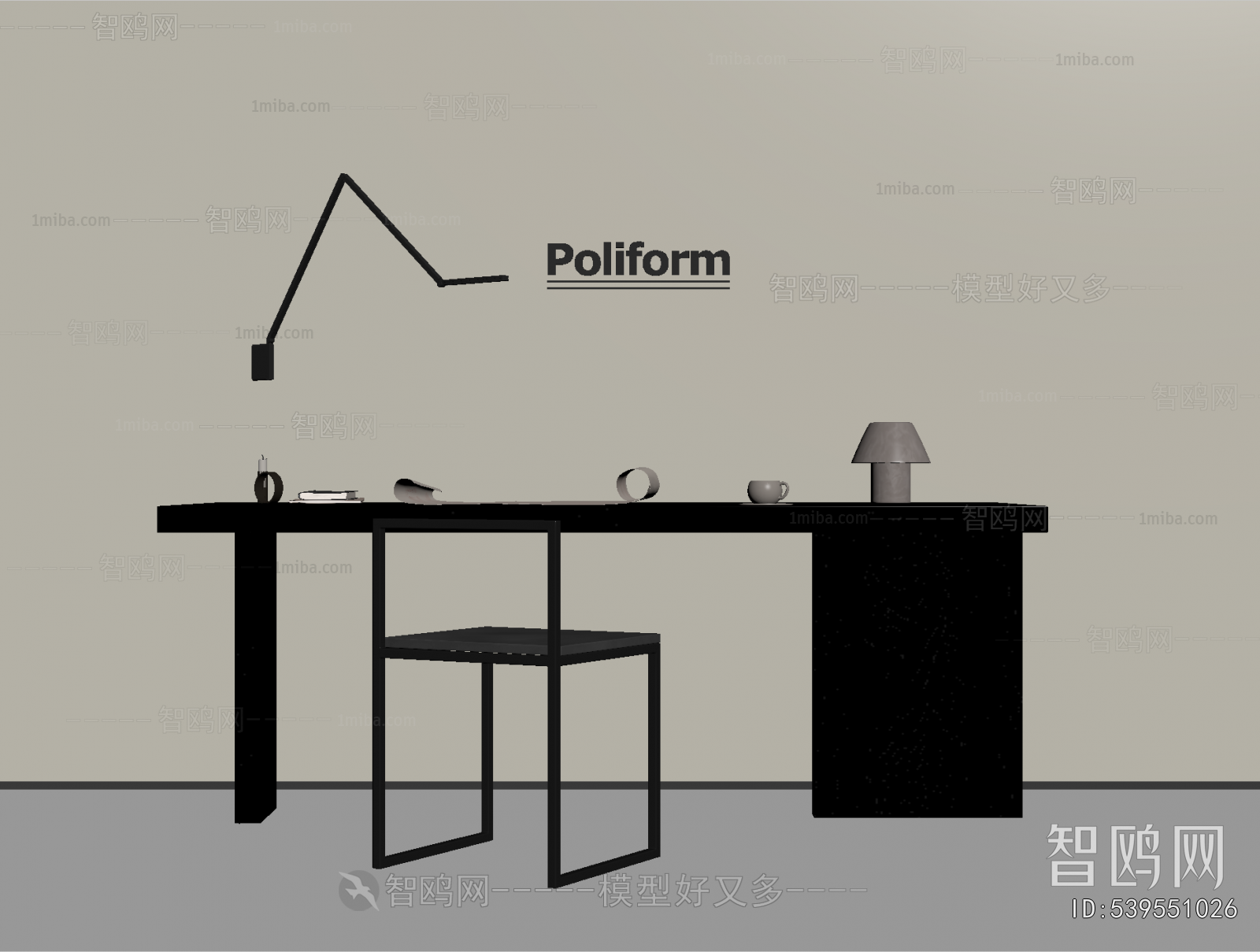 Modern Computer Desk And Chair