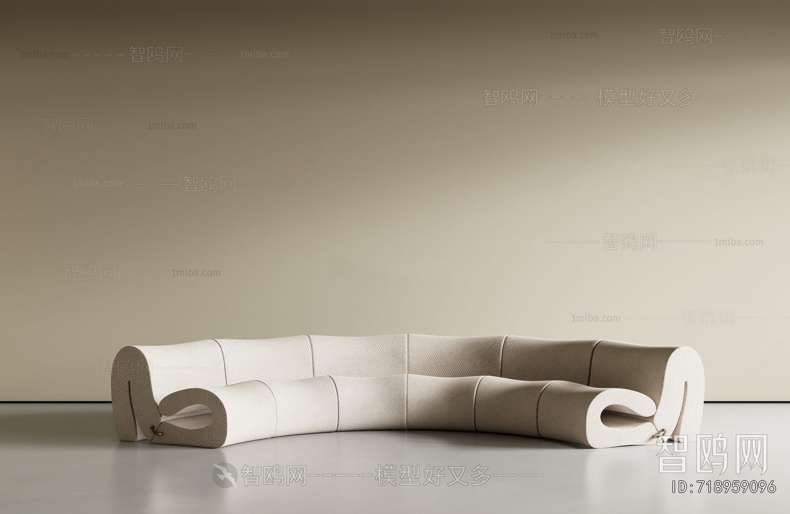 Modern Curved Sofa