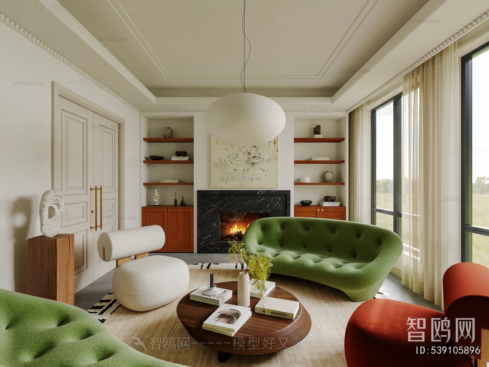 French Style A Living Room