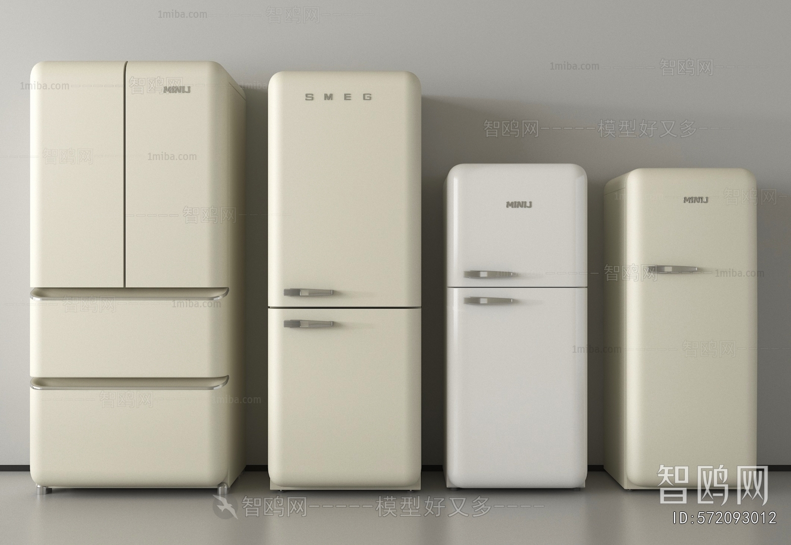 French Style Home Appliance Refrigerator