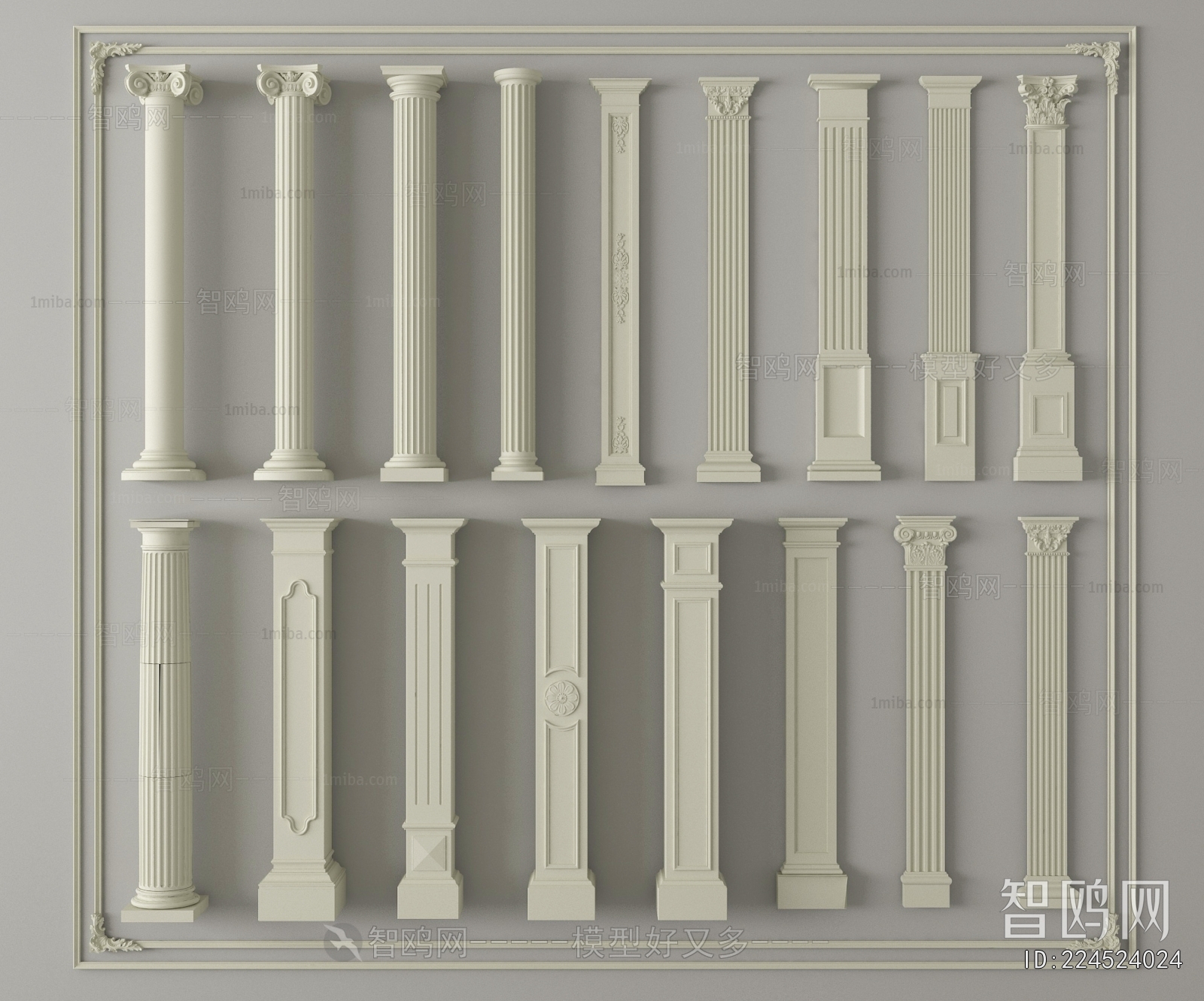 European Style Roman Pillar