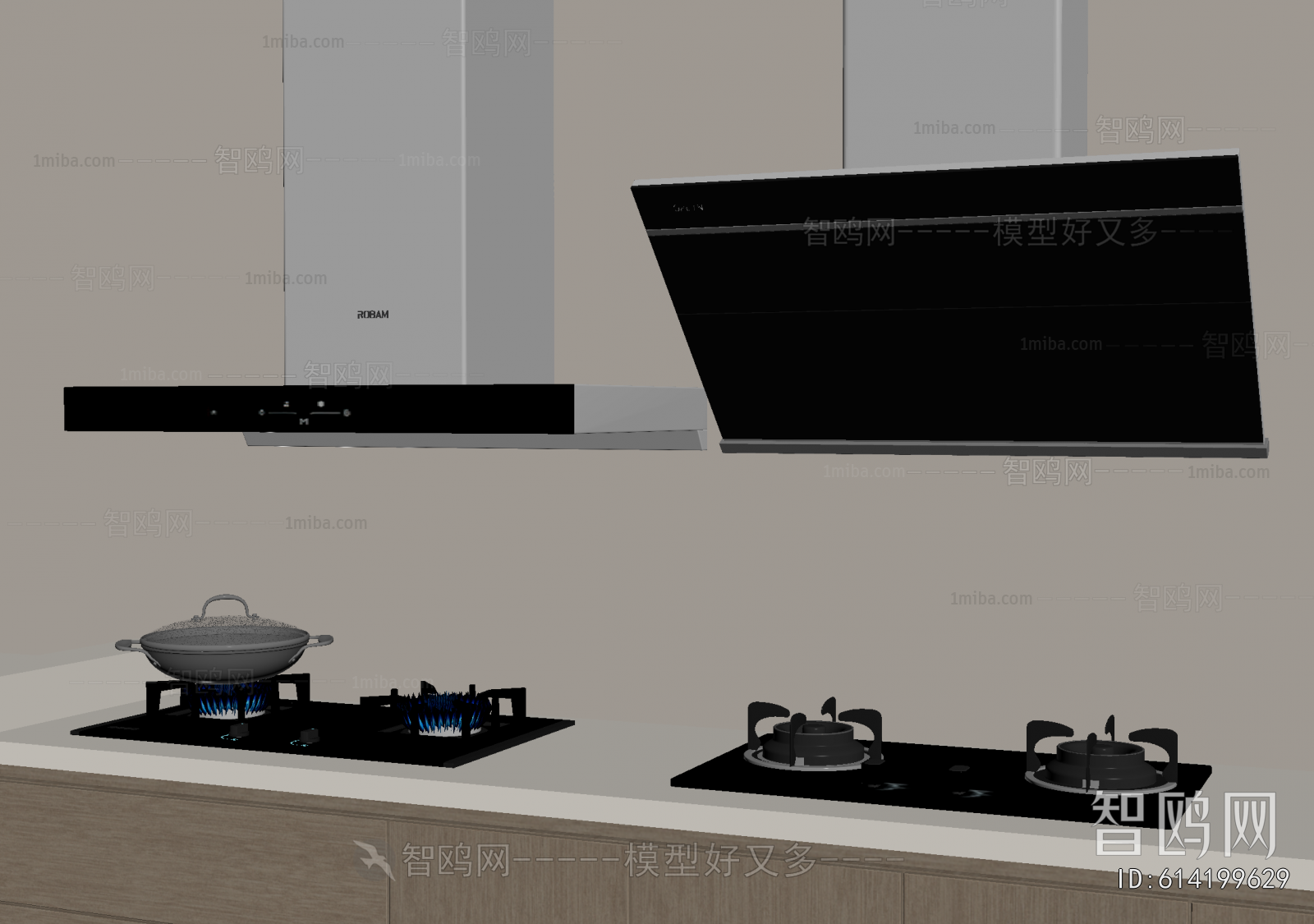 Modern Kitchen Electric Gas Range