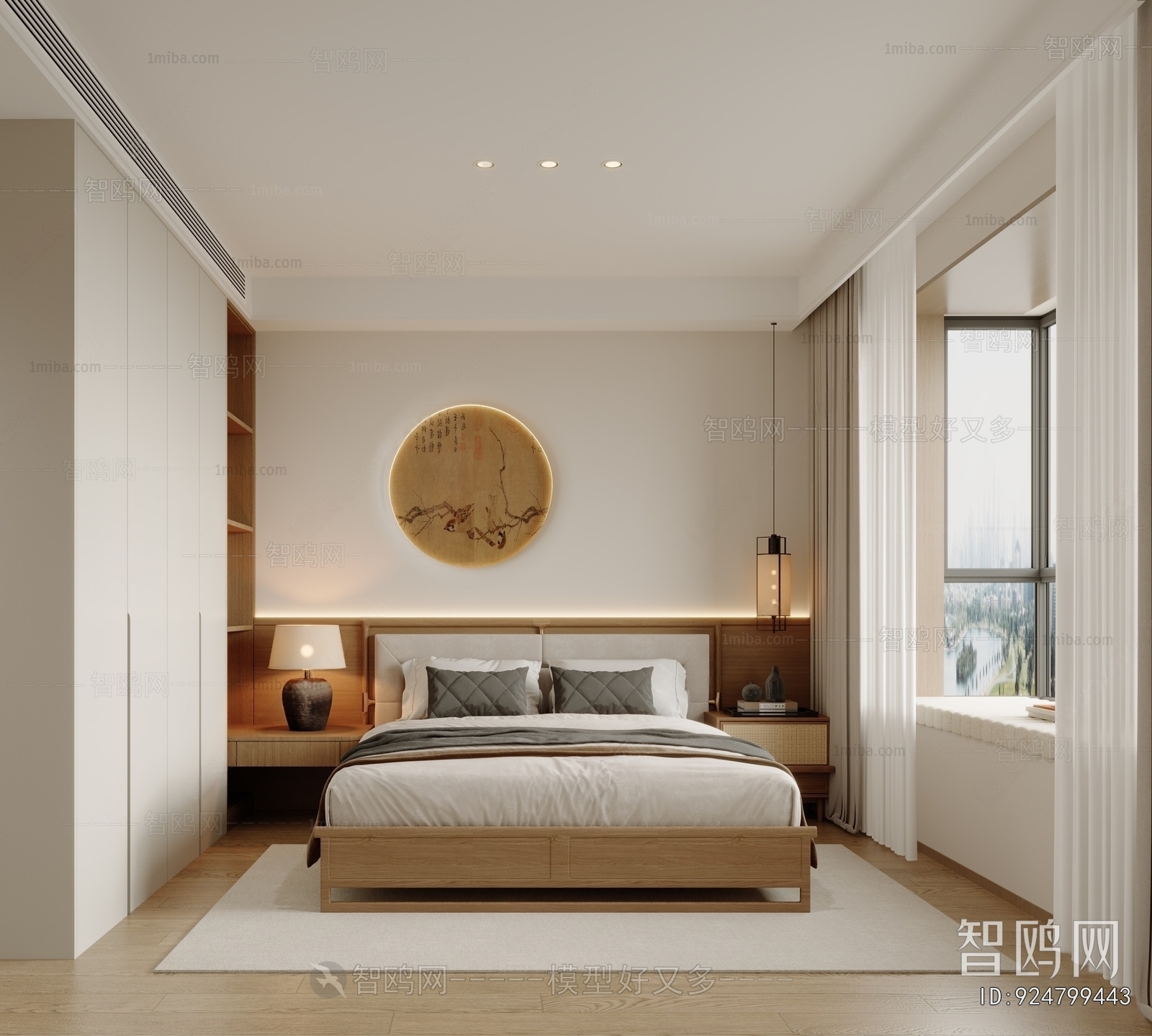 New Chinese Style Bedroom