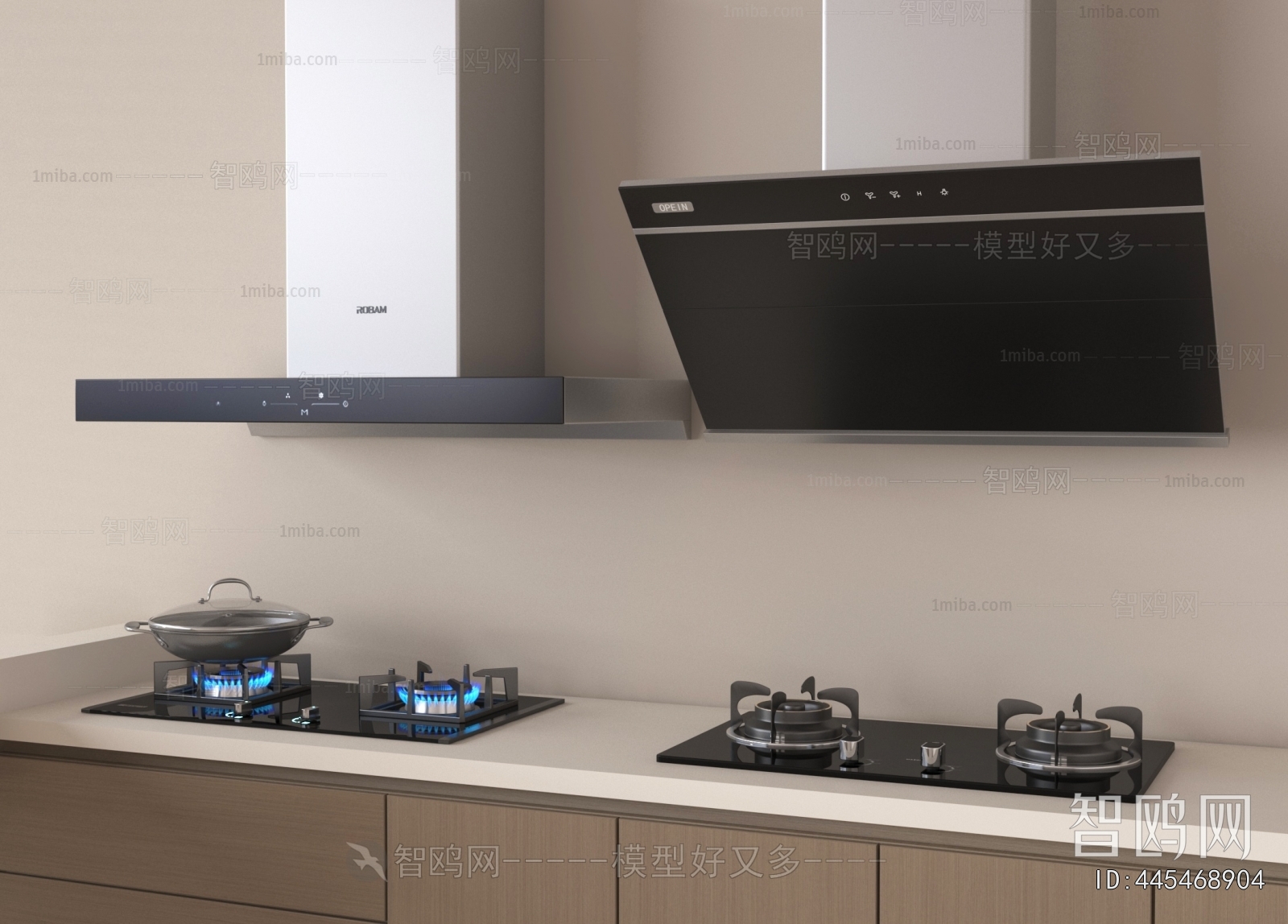 Modern Kitchen Electric Gas Range