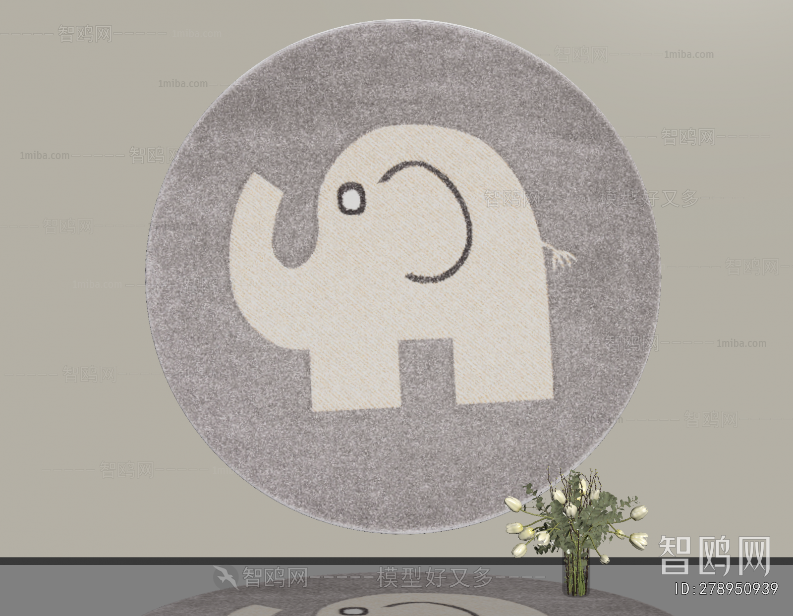 Modern Circular Carpet