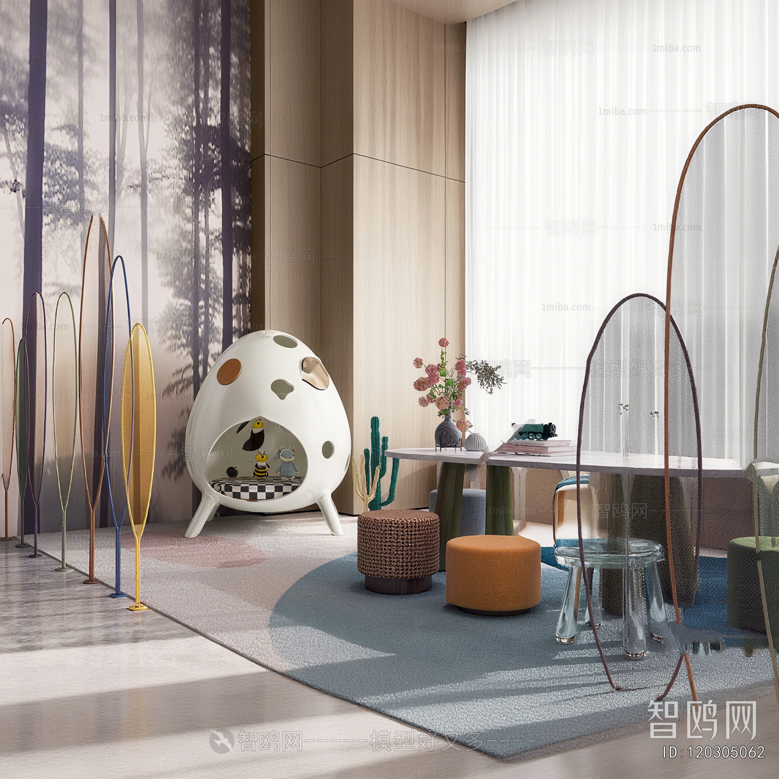 Modern Children's Table/chair