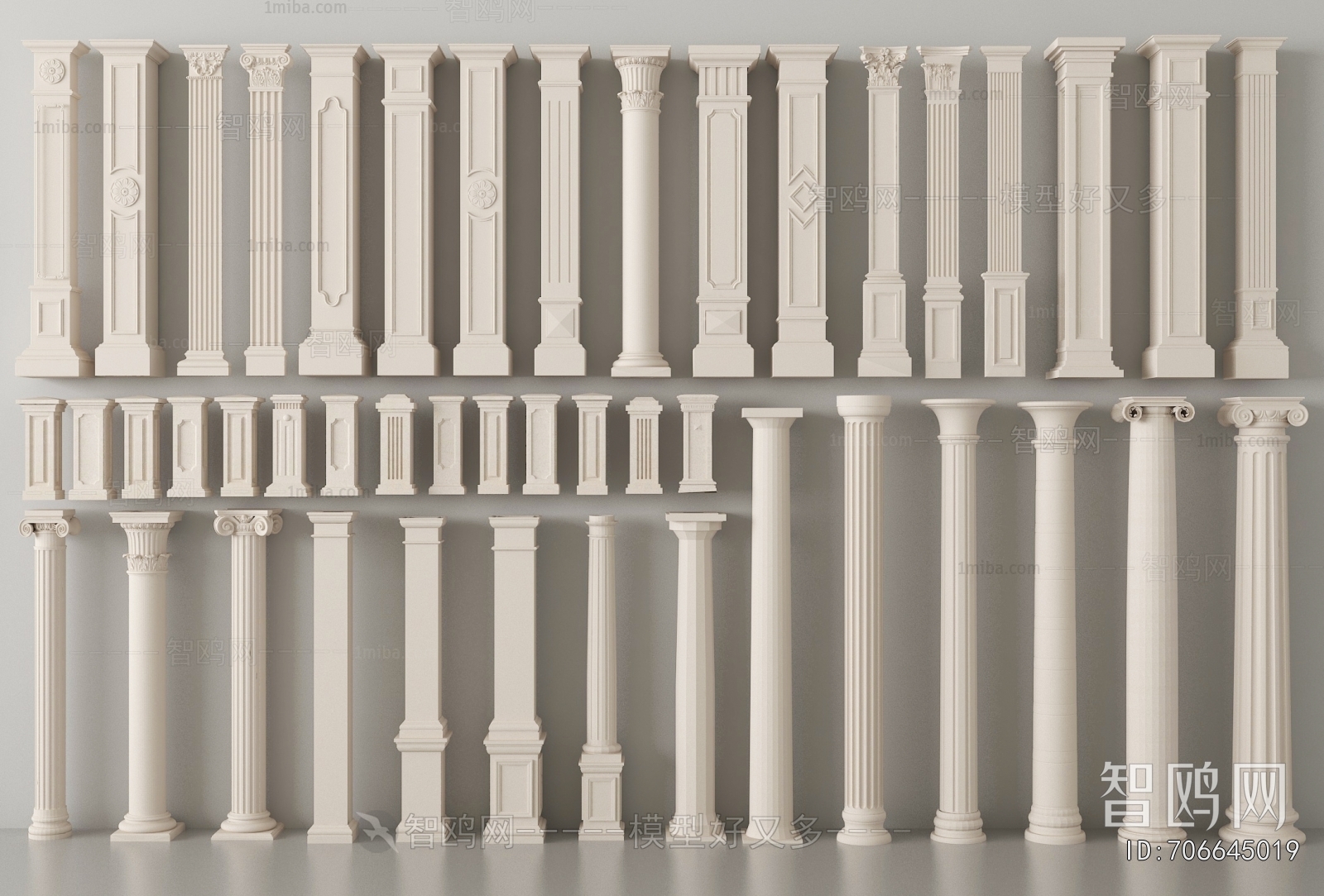 European Style Roman Pillar