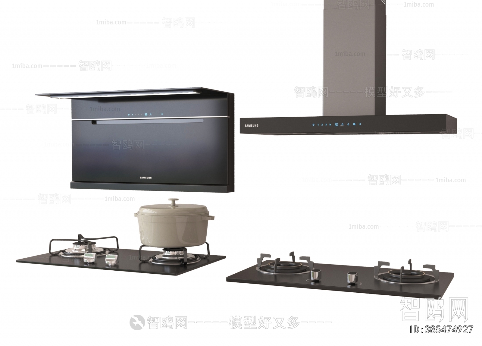 Modern Kitchen Electric Gas Range