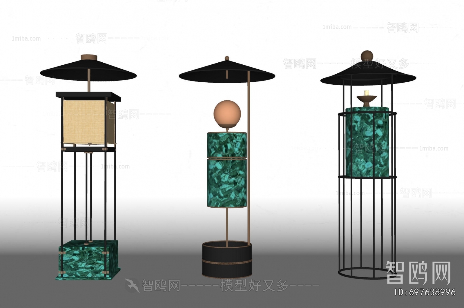 New Chinese Style Floor Lamp