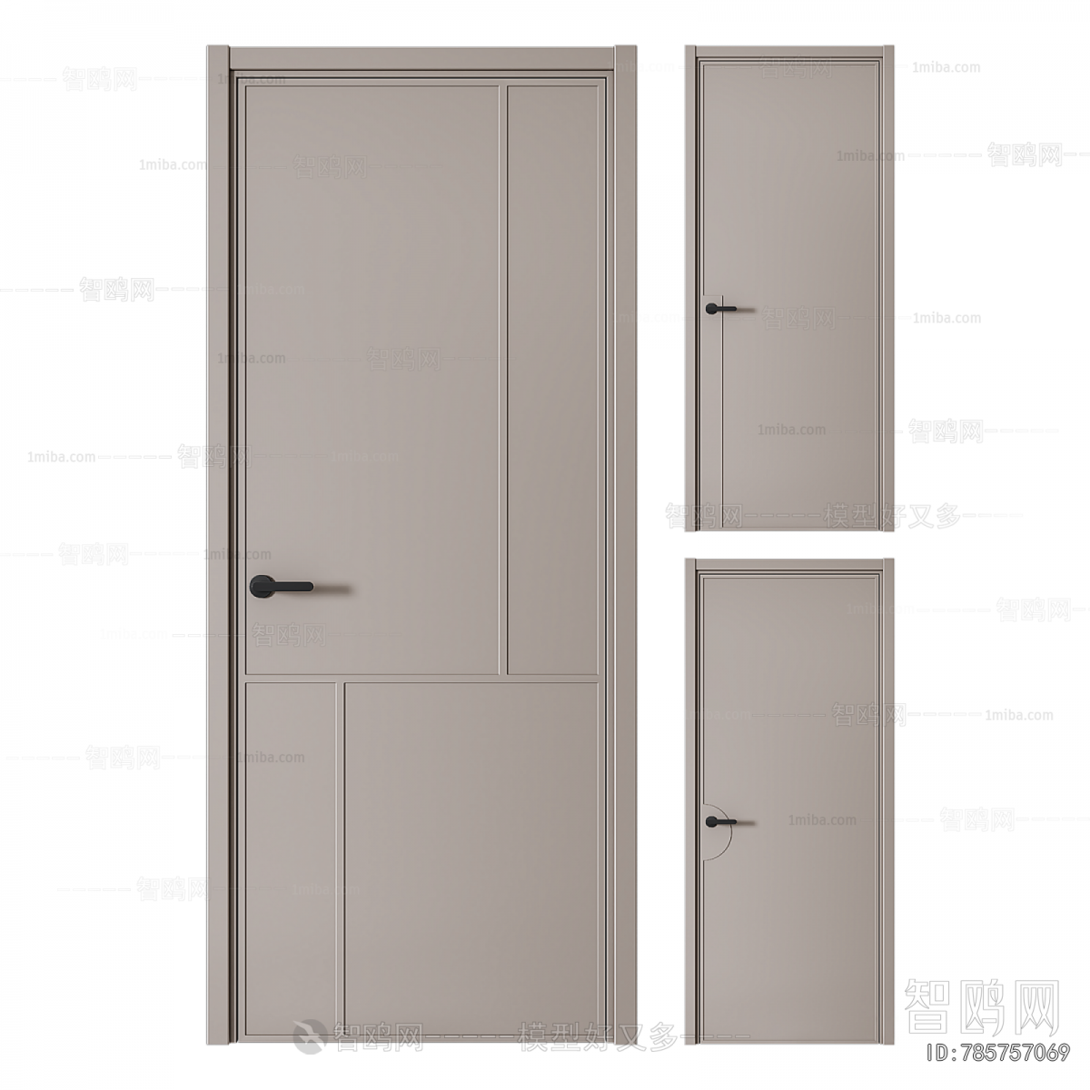 Modern Single Door