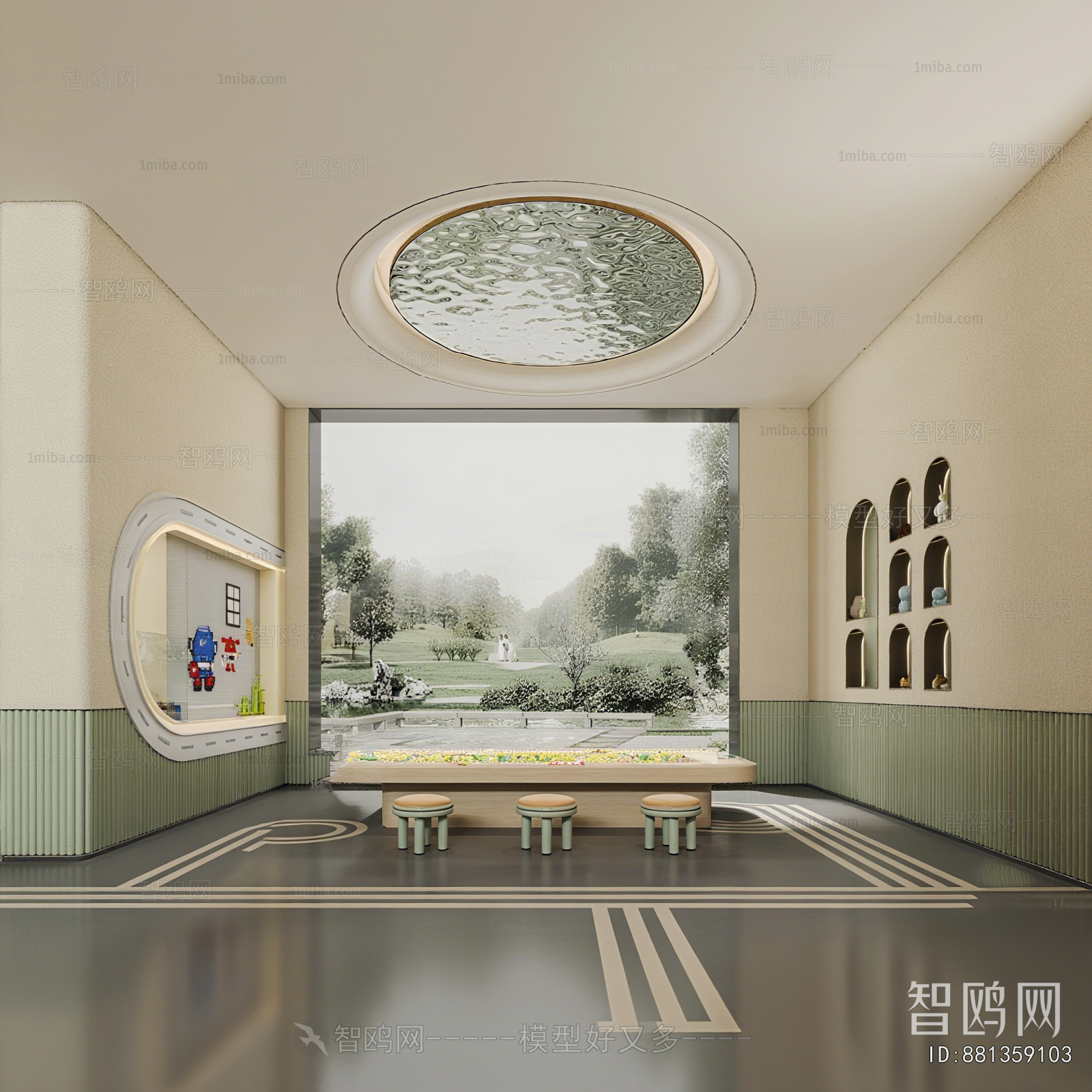 Modern Real Estate Sales Office