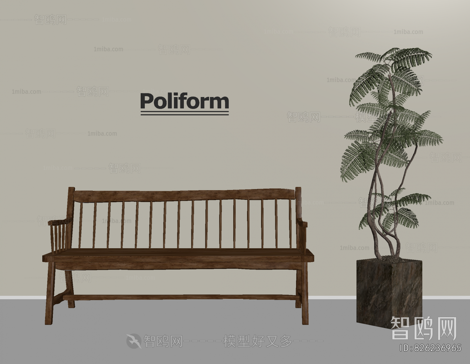 Wabi-sabi Style Single Chair