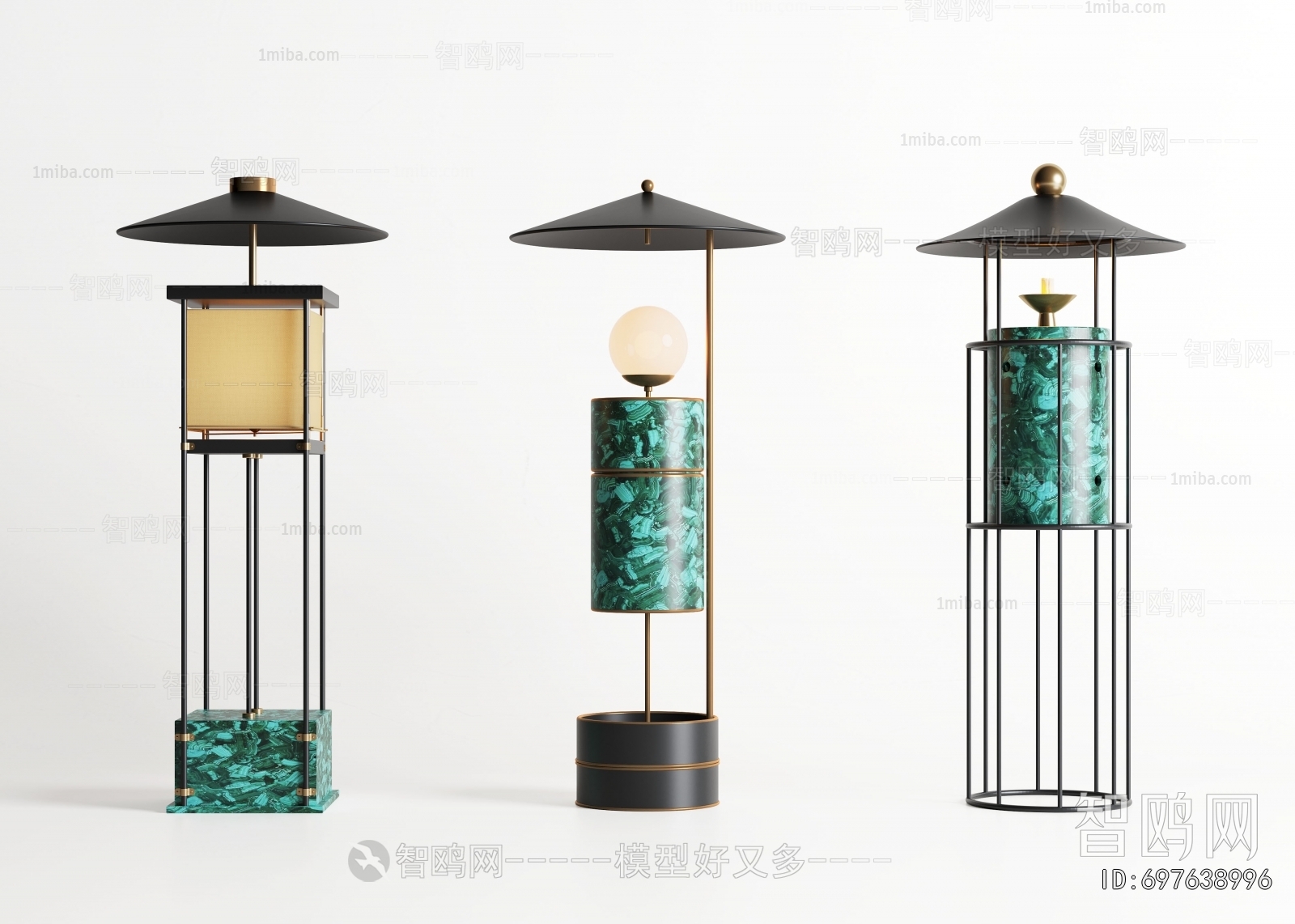 New Chinese Style Floor Lamp