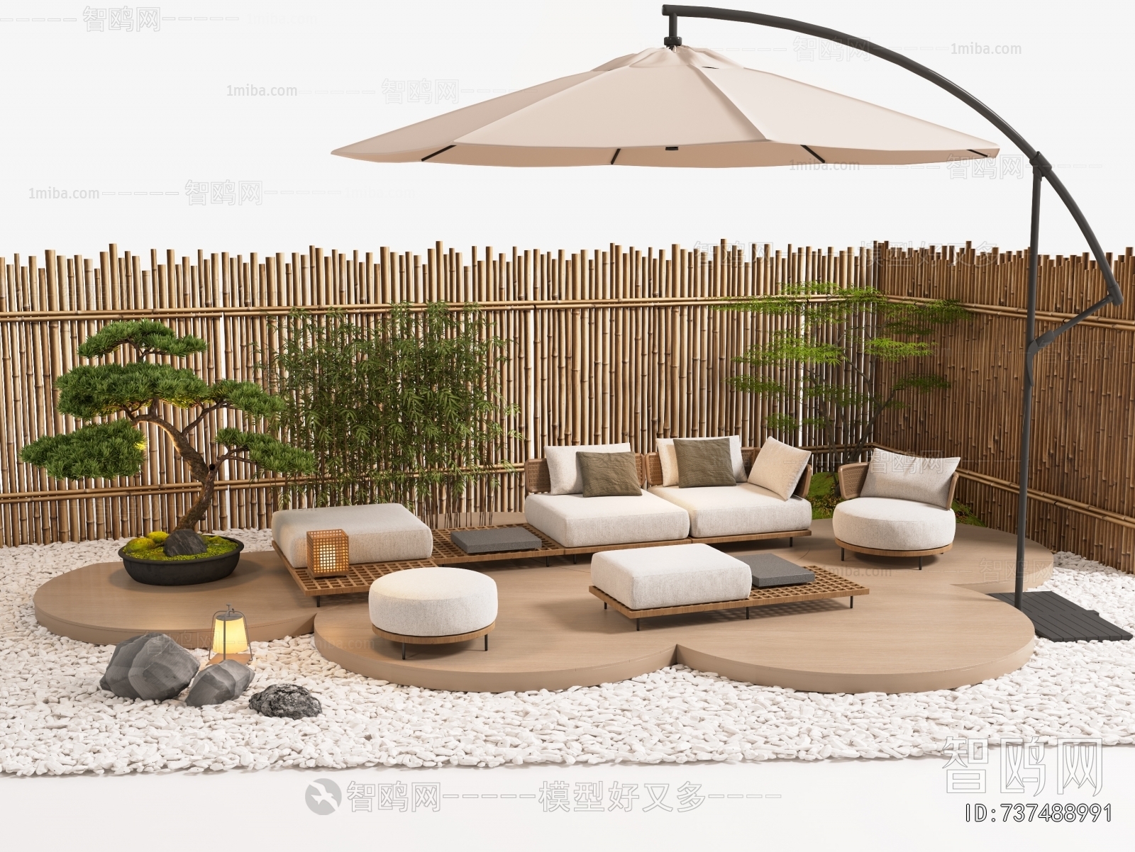 New Chinese Style Courtyard/landscape