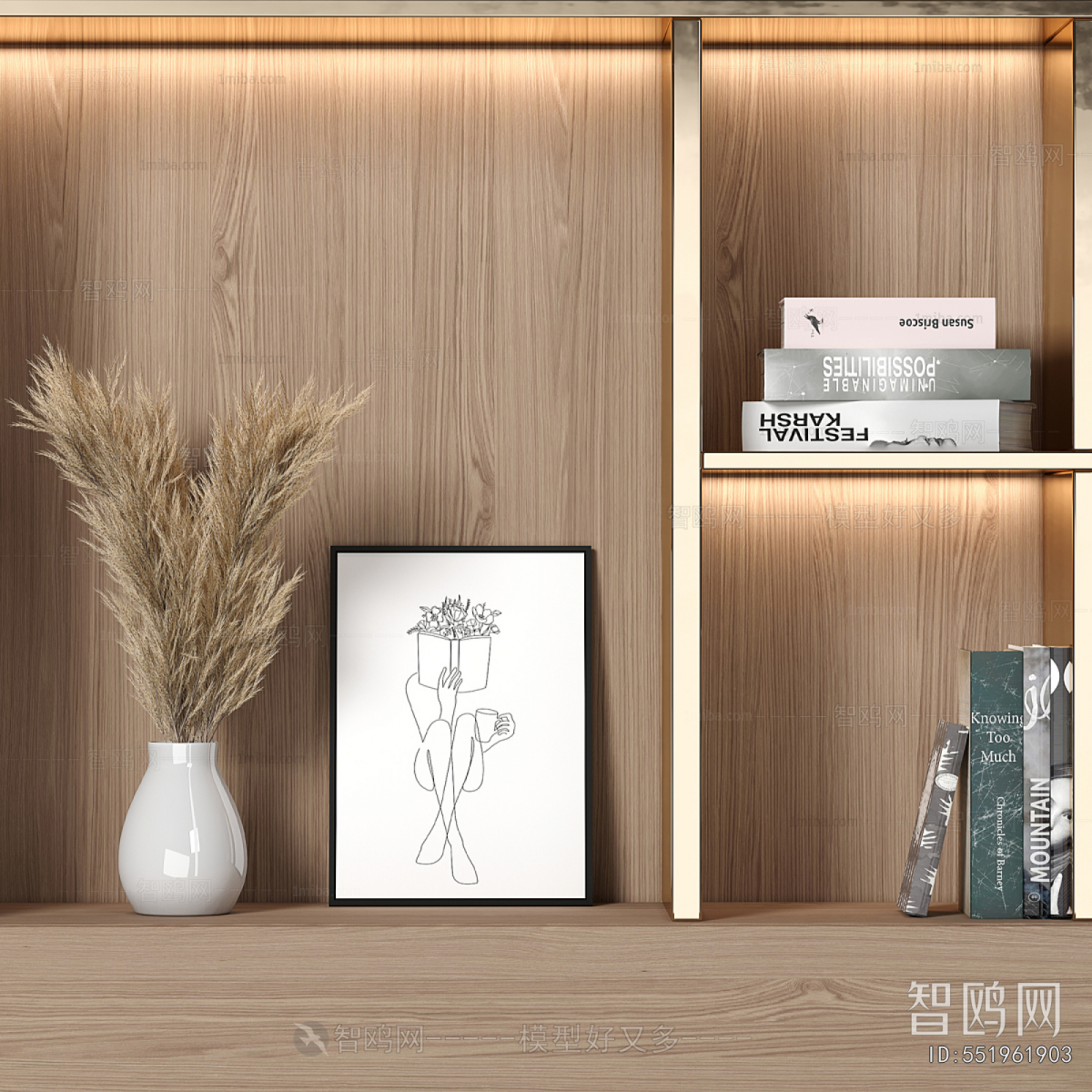 Modern Bookshelf