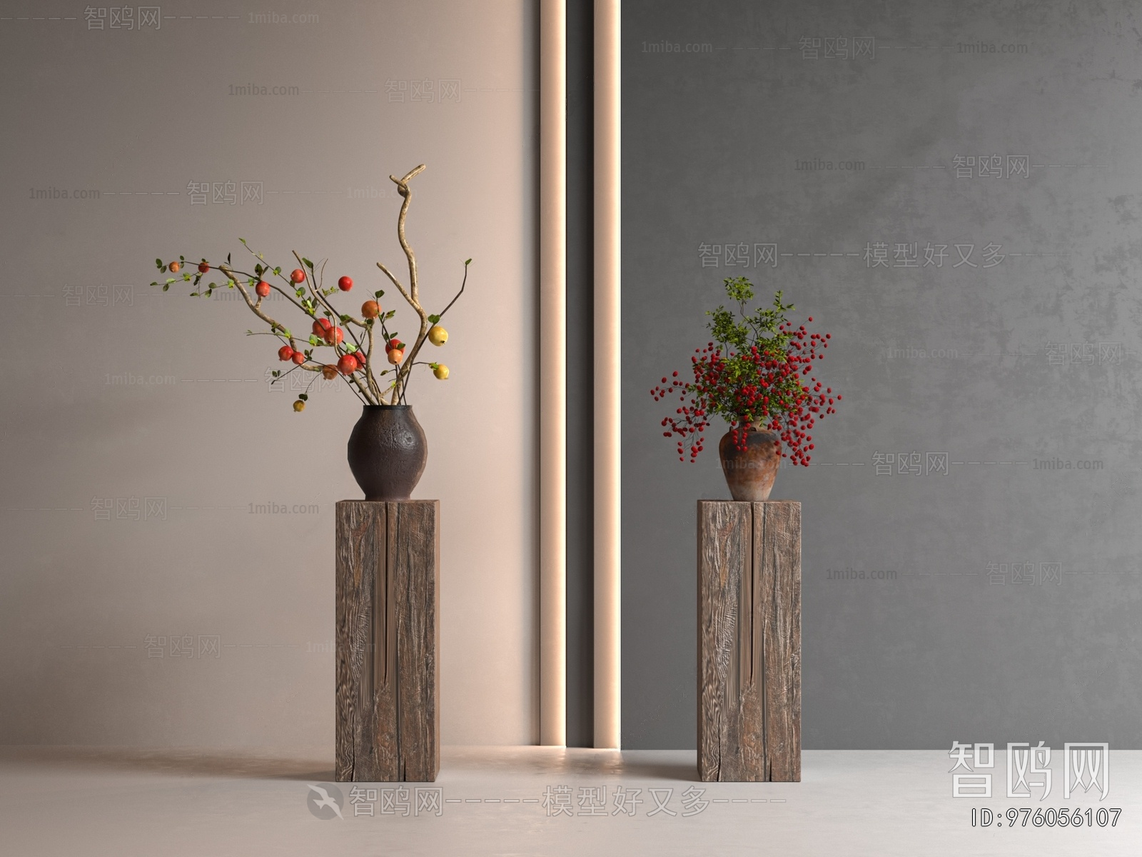 Wabi-sabi Style Flower Arrangement