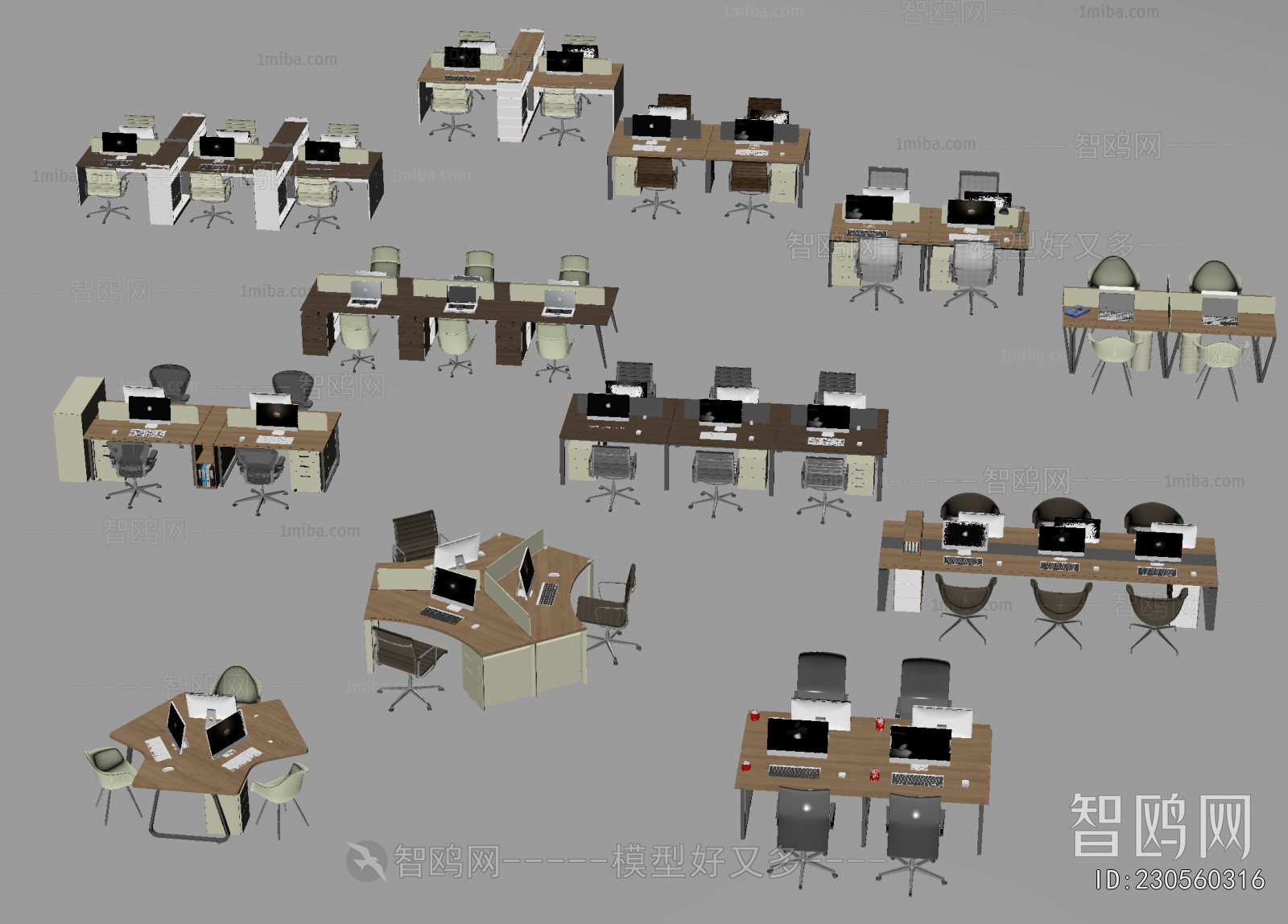 Modern Office Desk And Chair