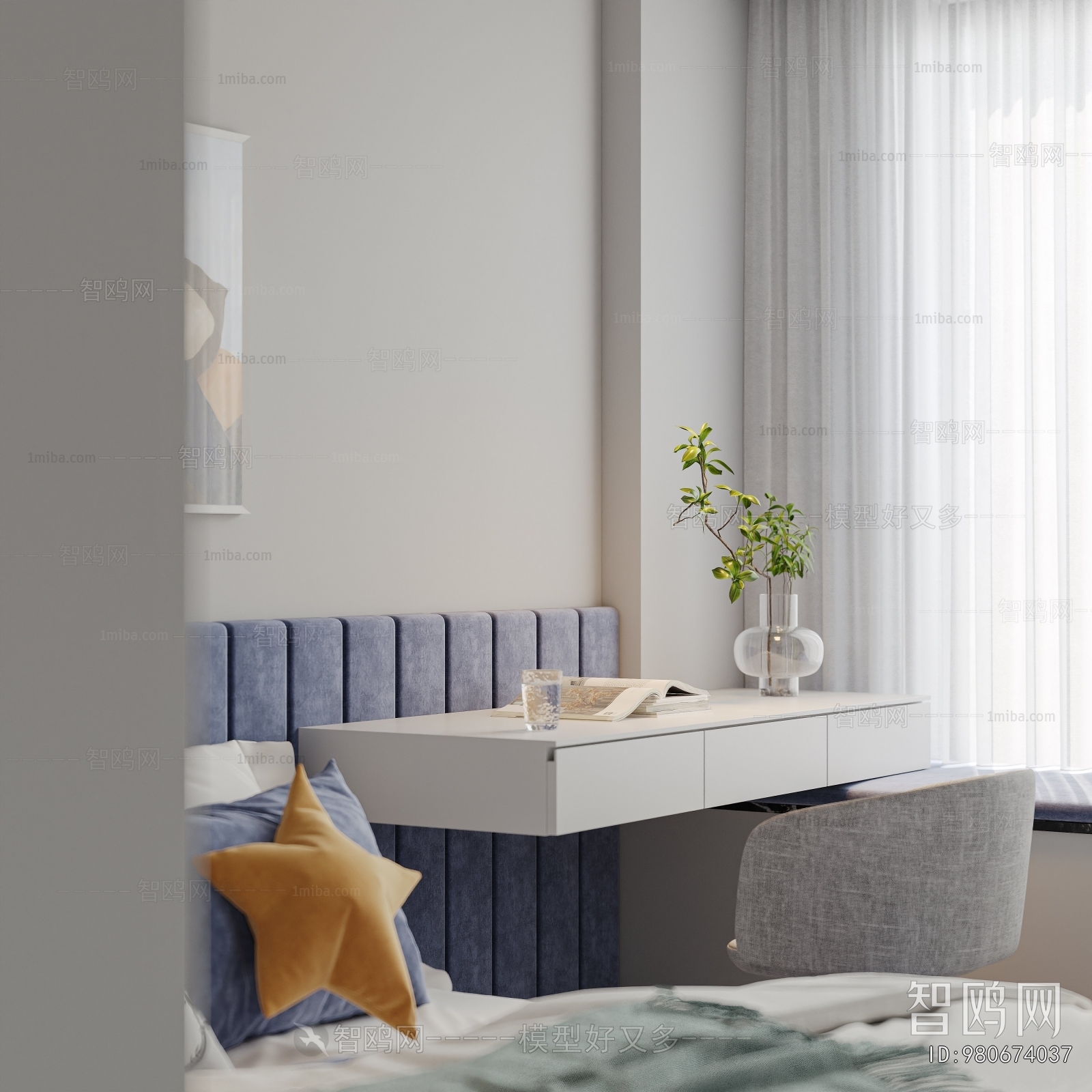 Modern Boy's Room And Son's Room