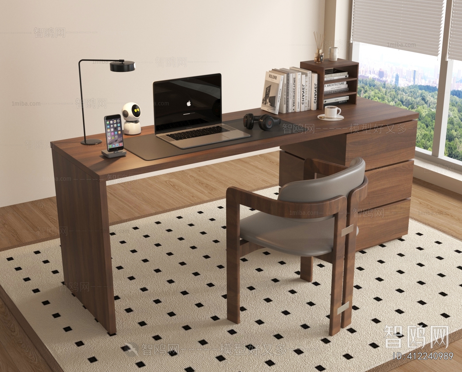 Modern Computer Desk And Chair