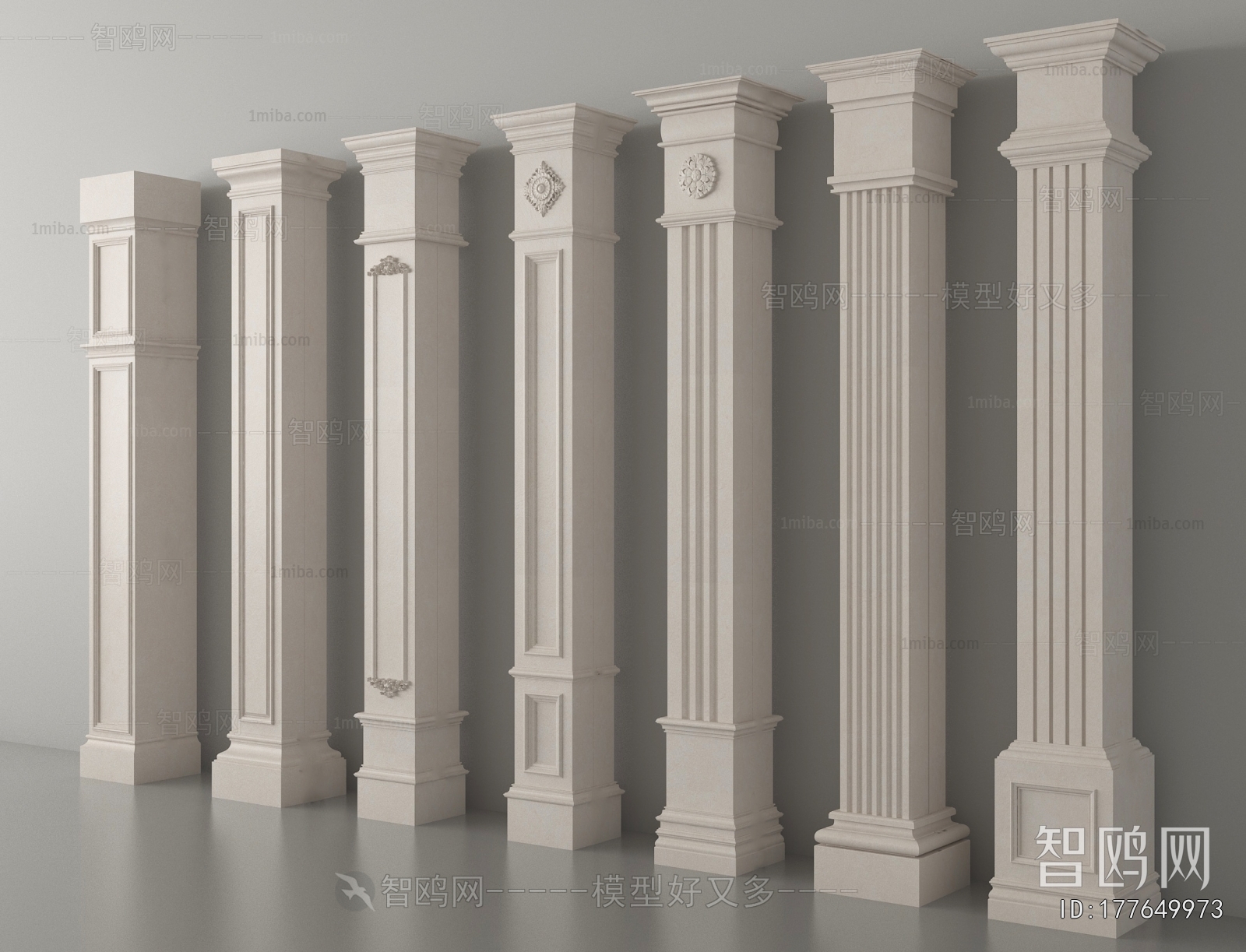 European Style Roman Pillar