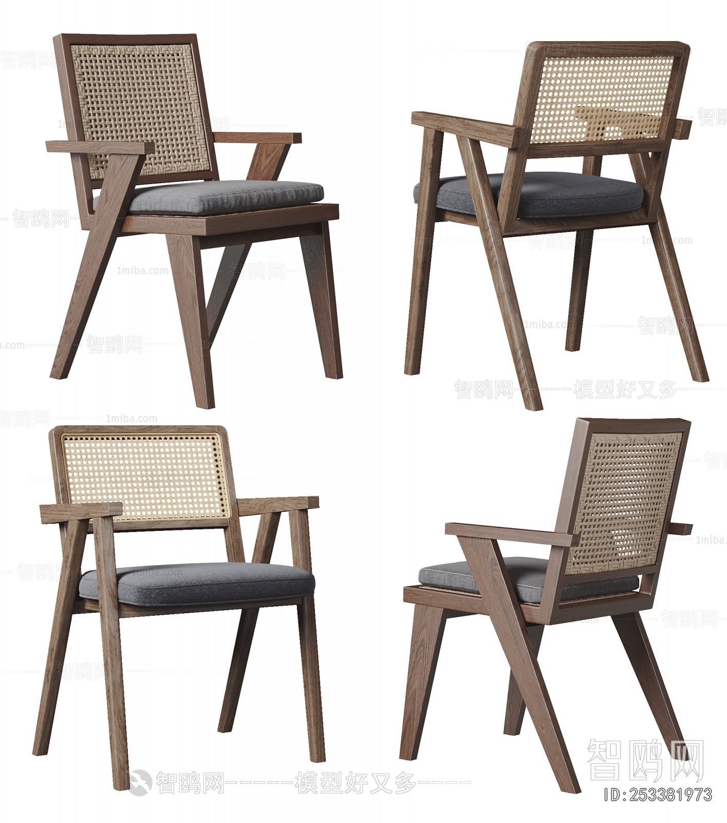 Wabi-sabi Style Lounge Chair