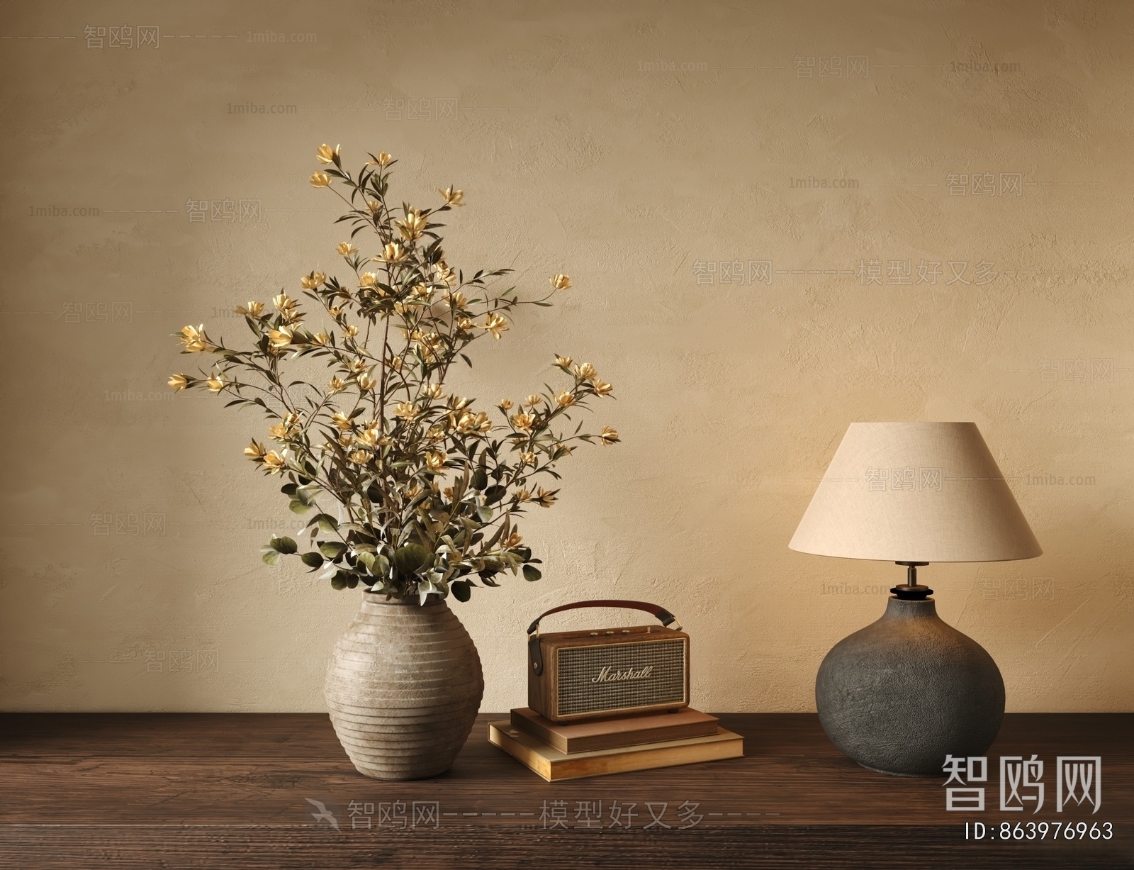 Wabi-sabi Style Flower Arrangement