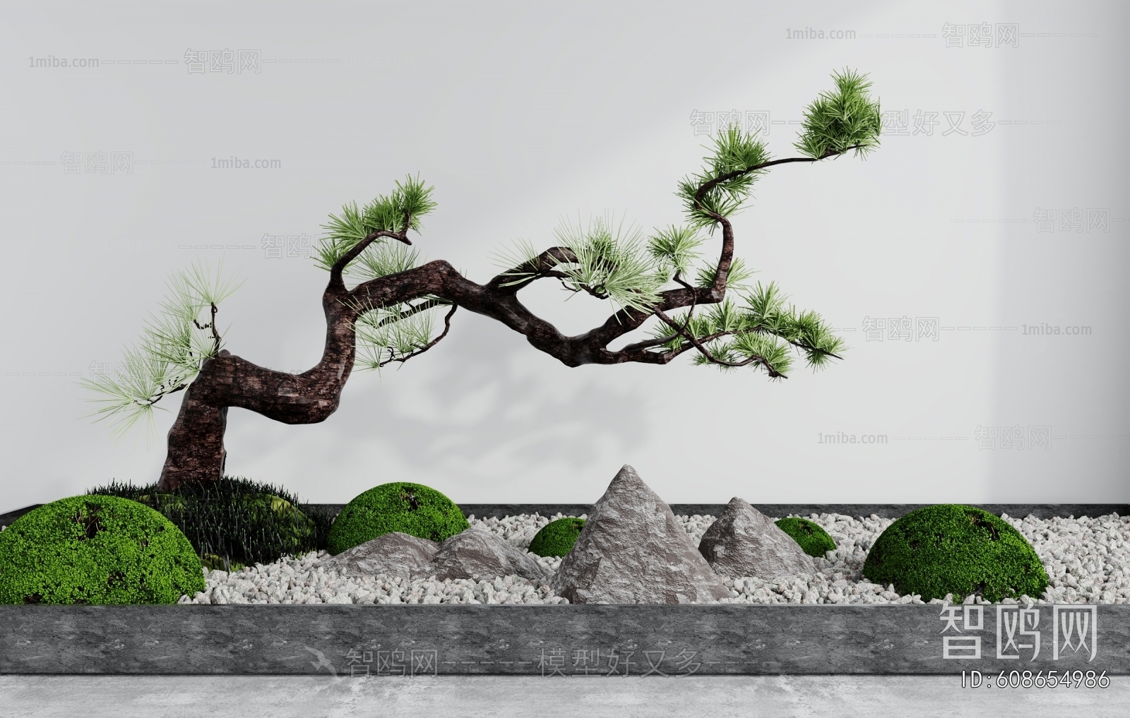 New Chinese Style Plant Landscaping