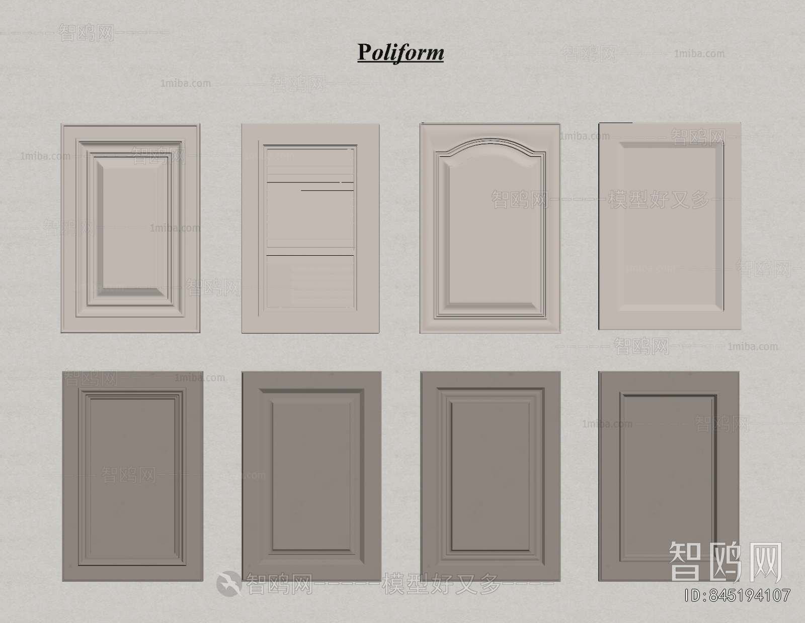 Simple European Style Door Panel