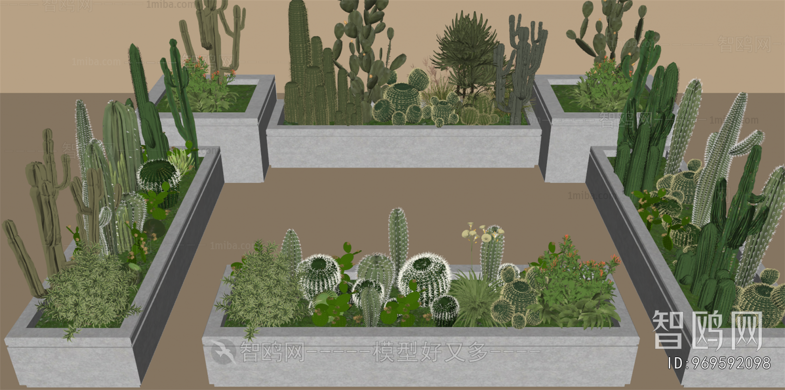 Modern Flower Bed, Flower Bowl, Flower Box