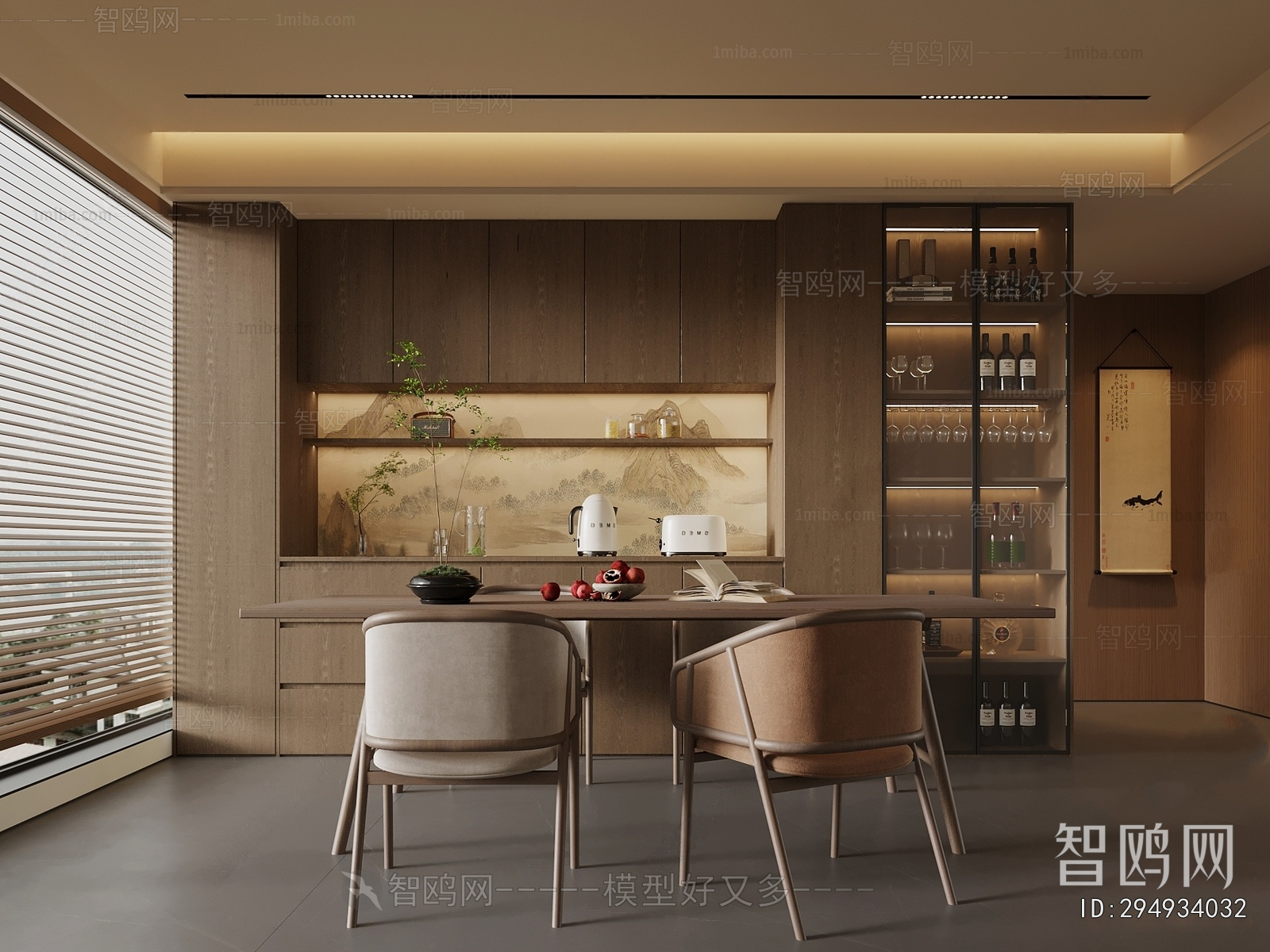 New Chinese Style Dining Room