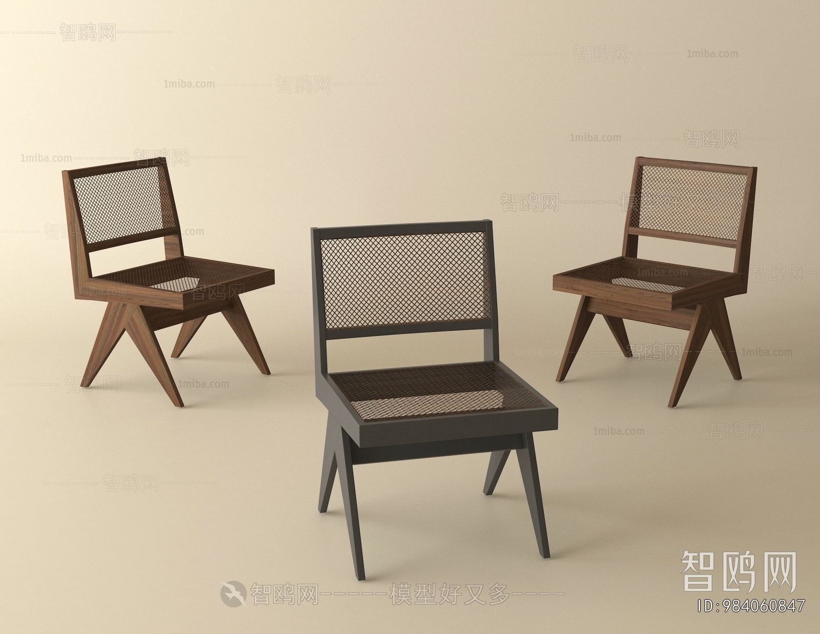 Wabi-sabi Style Lounge Chair