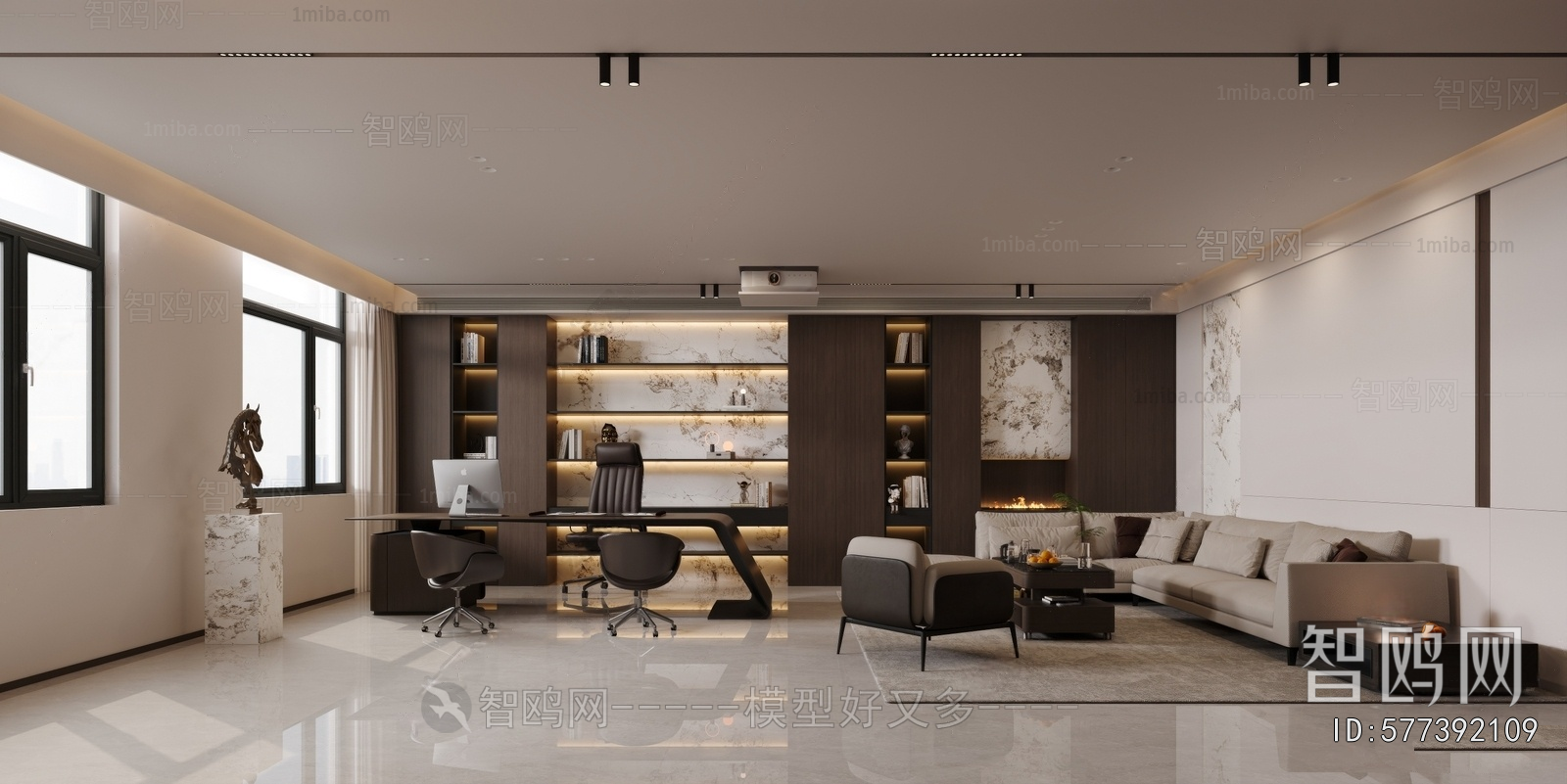 Modern Manager's Office