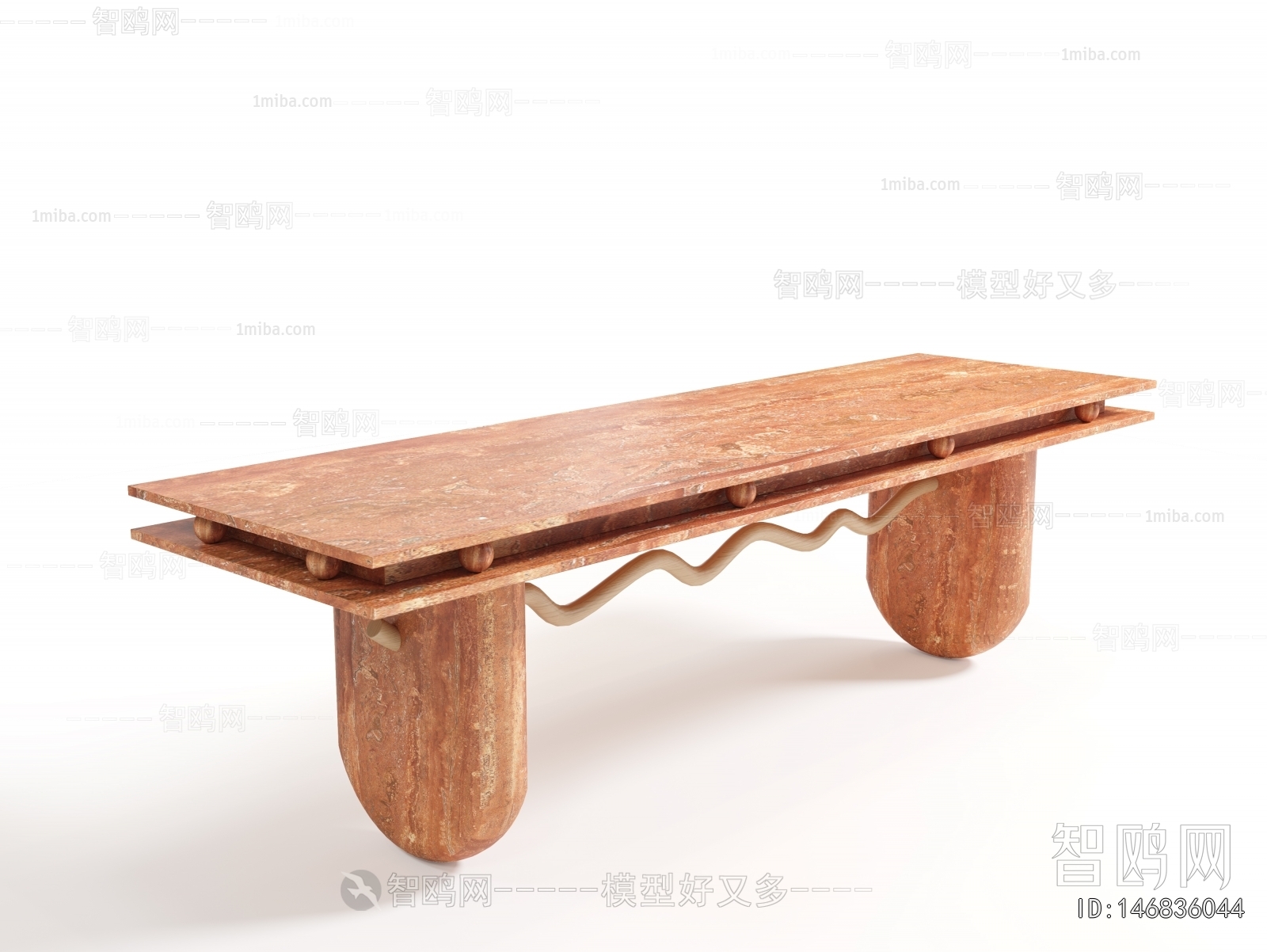 Wabi-sabi Style Dining Table