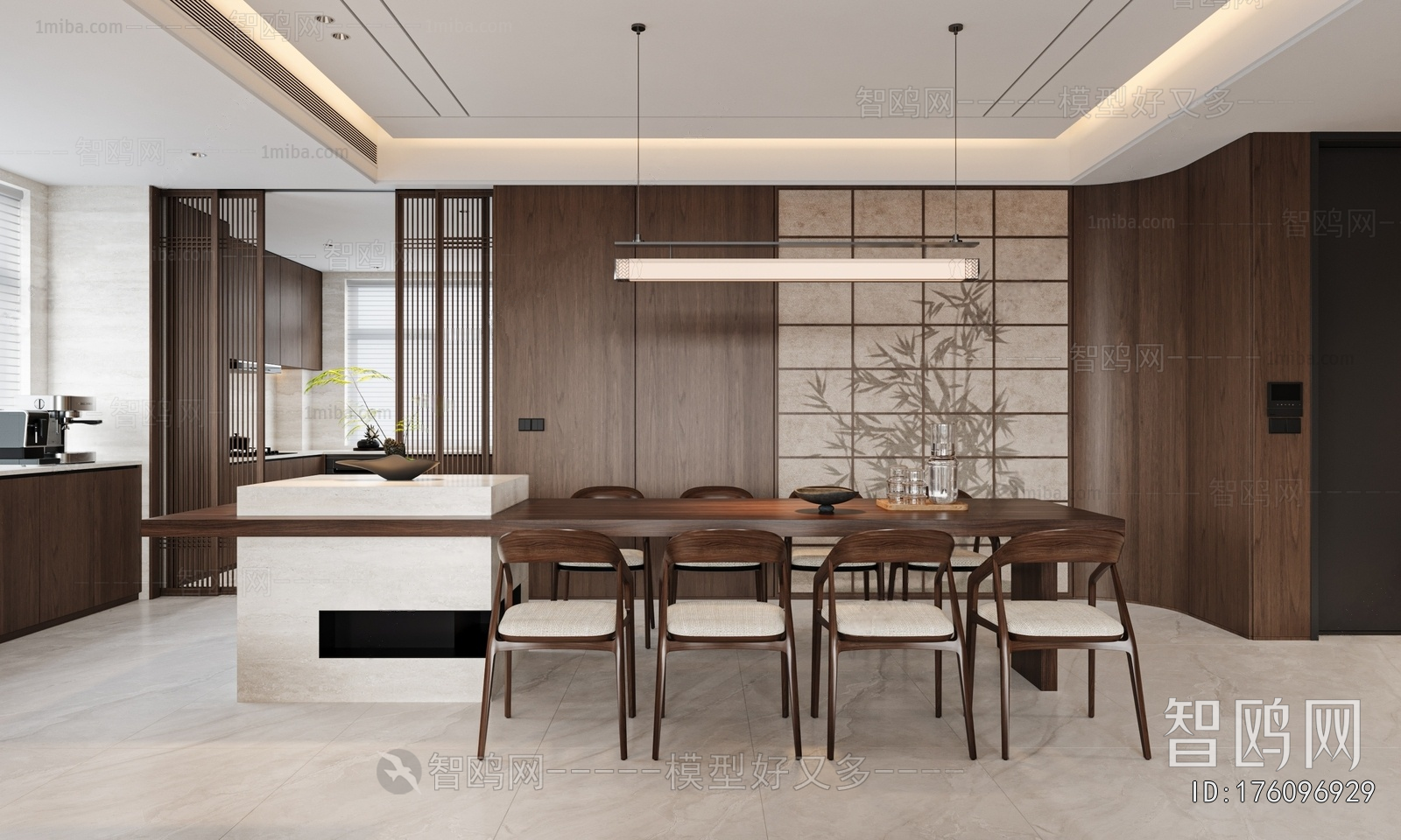 New Chinese Style Dining Room