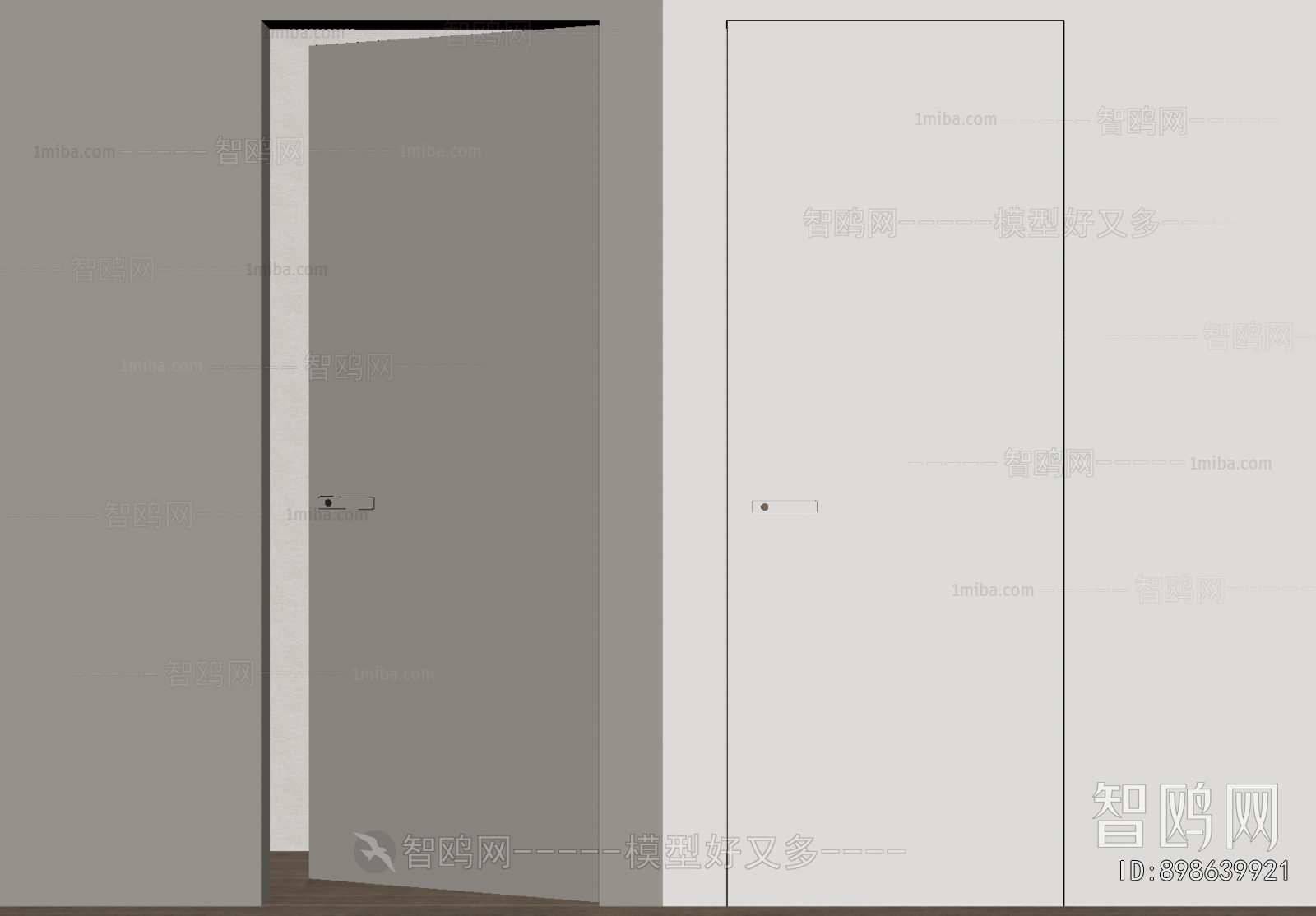 Modern Single Door