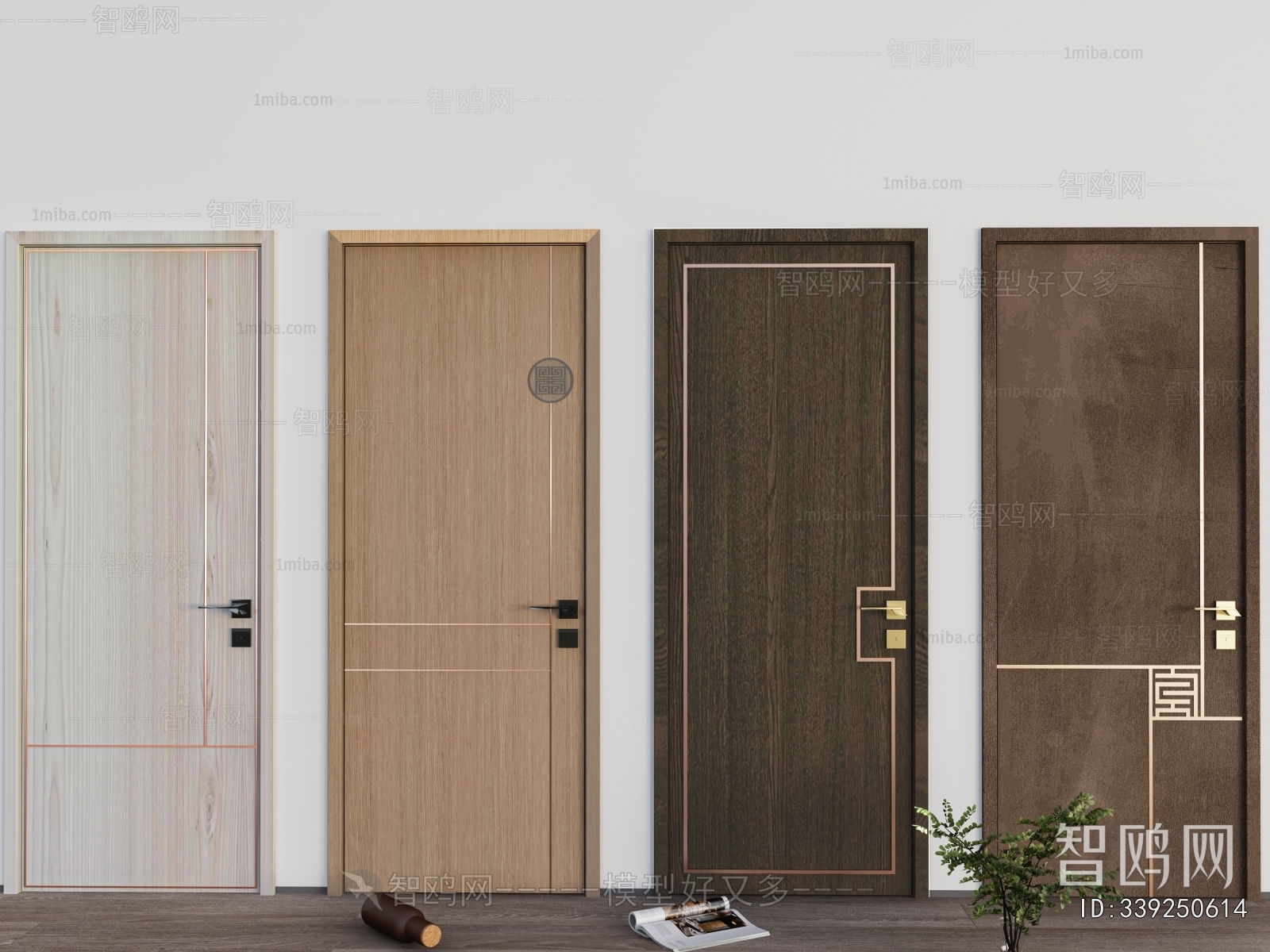 New Chinese Style Single Door