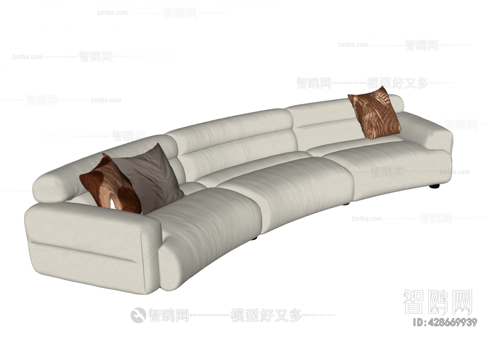 Modern Curved Sofa