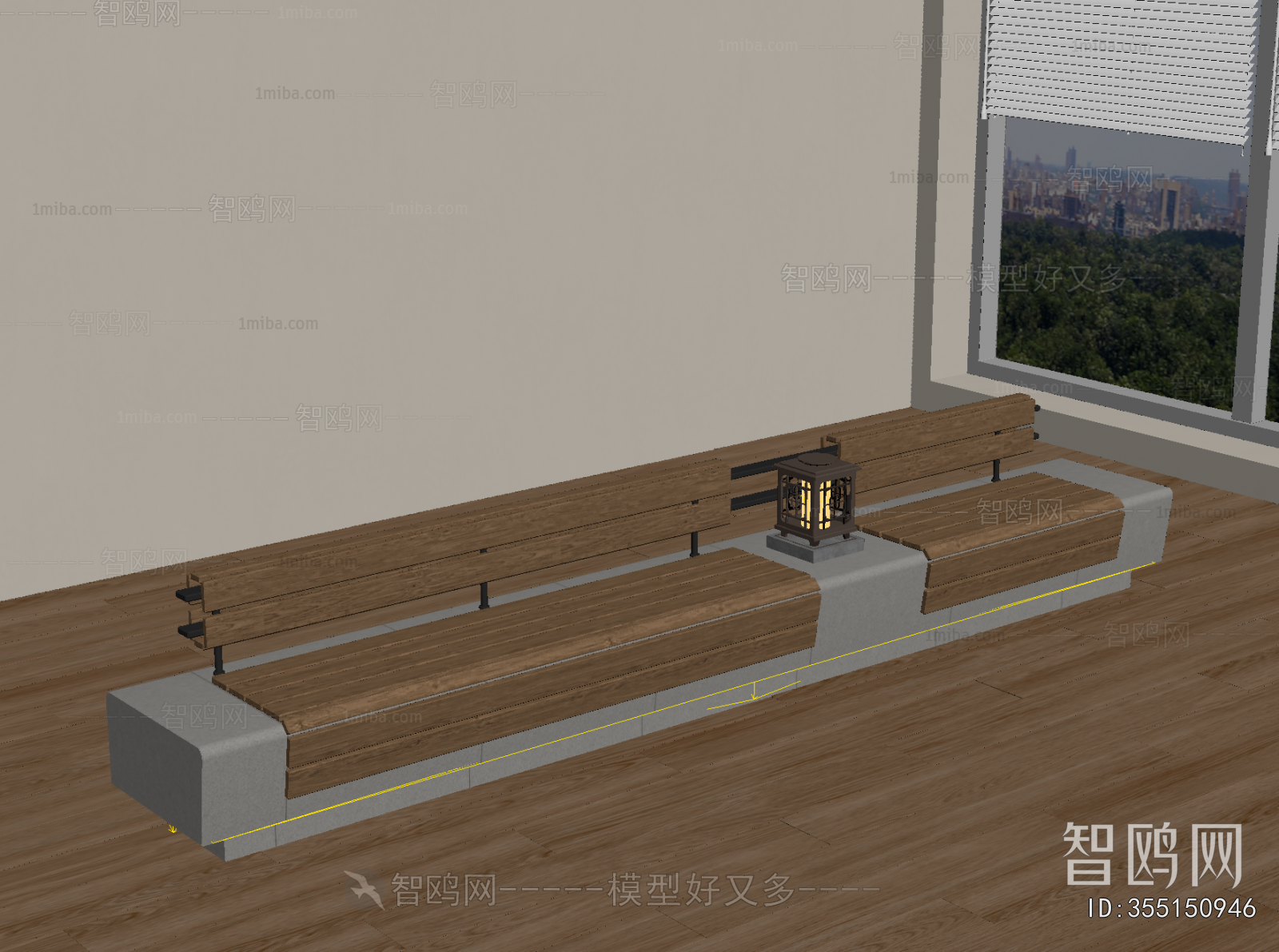 New Chinese Style Communal Chair