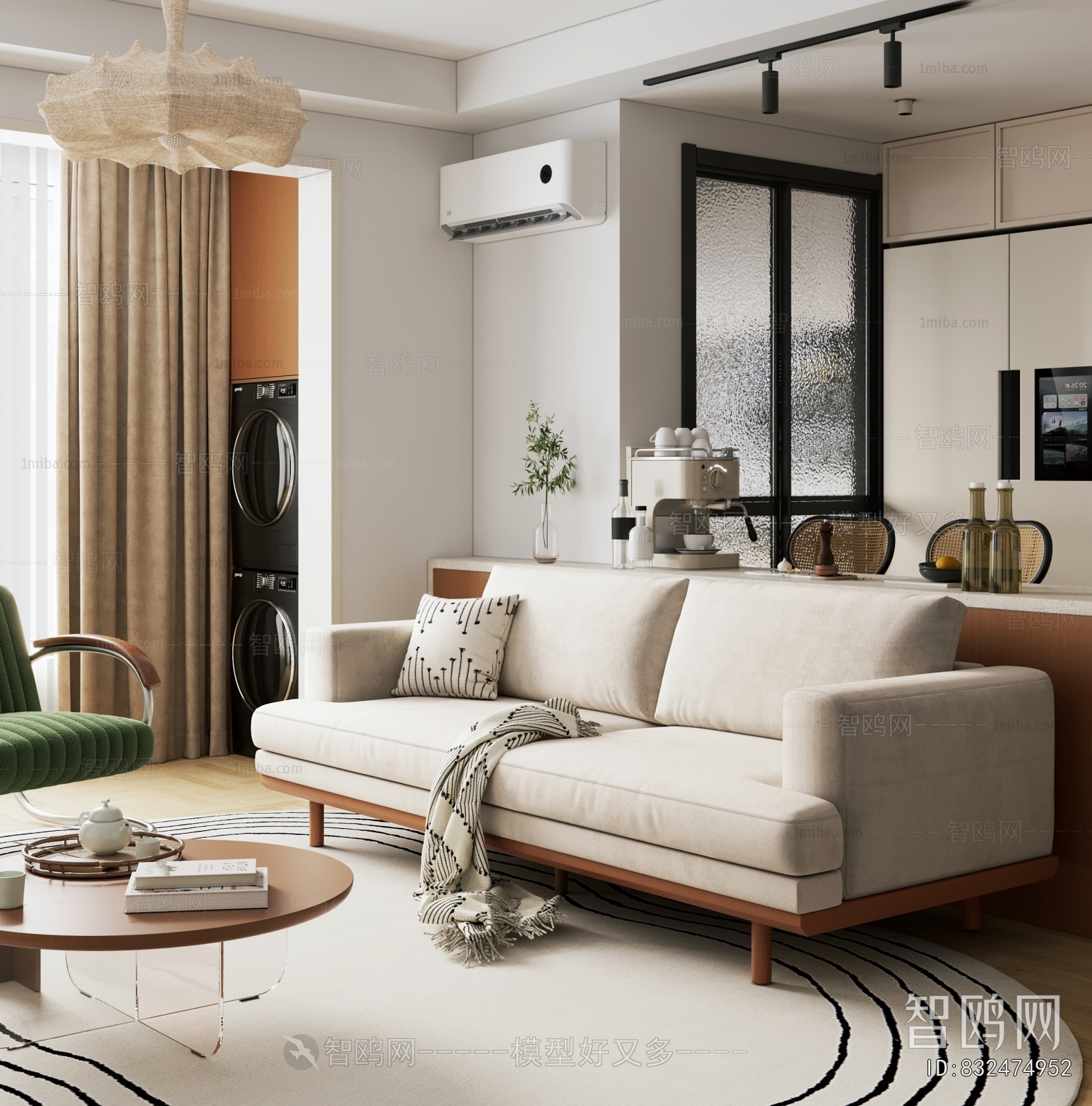 Nordic Style A Sofa For Two